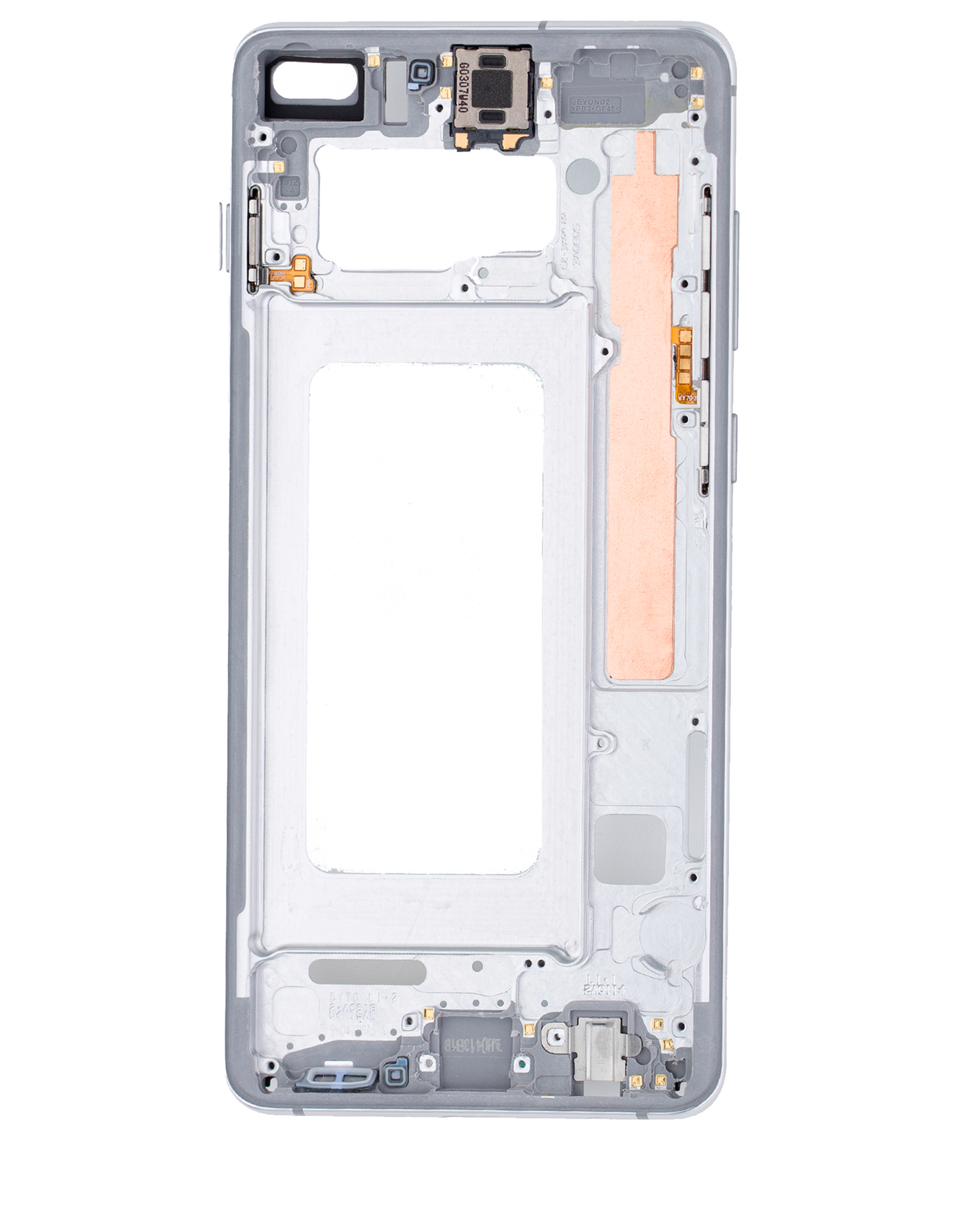 Mid-Frame Housing For Samsung Galaxy S10 Plus (With Small Parts) (Prism White)