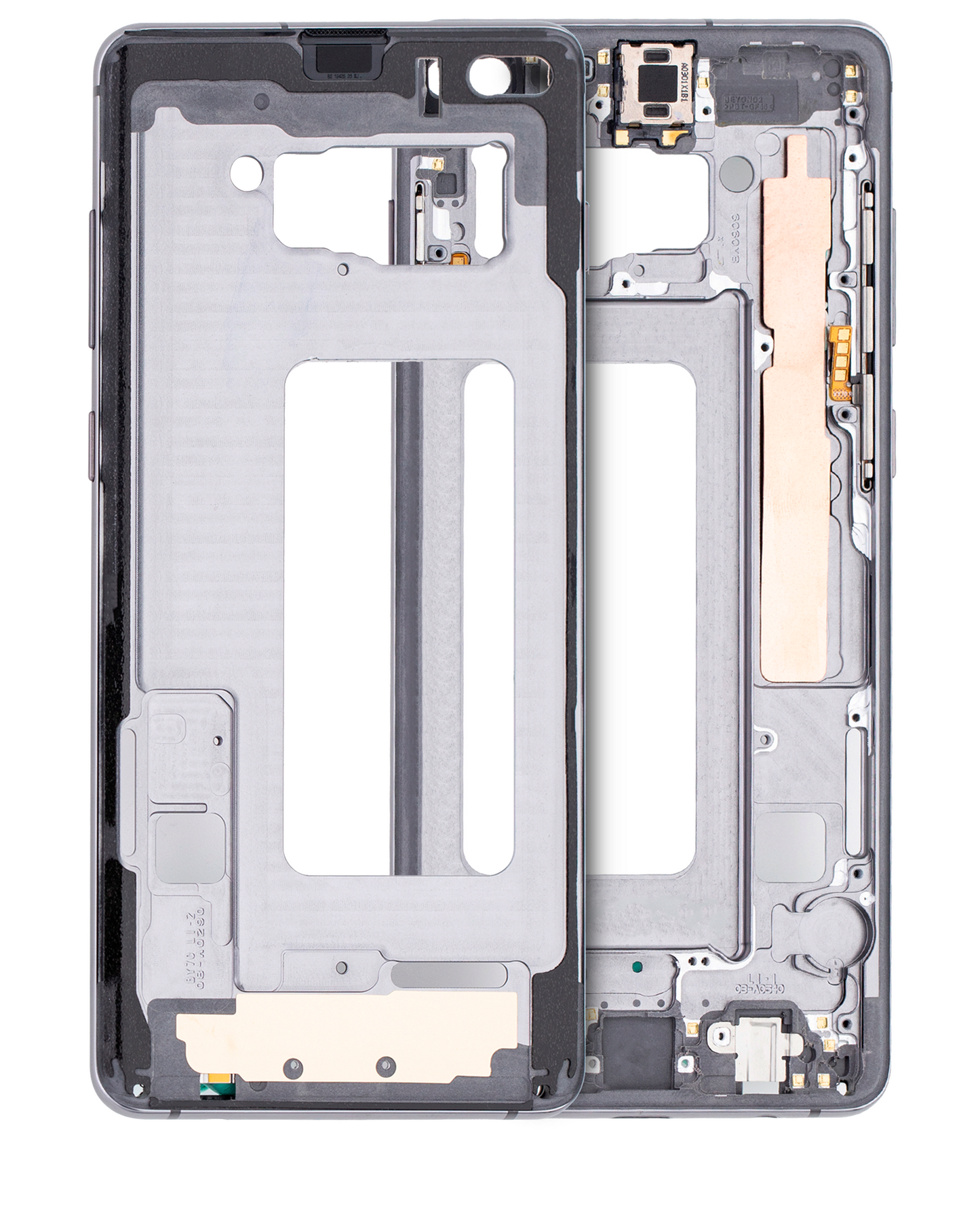 Mid-Frame Housing For Samsung Galaxy S10 Plus (With Small Parts) (Ceramic Black)
