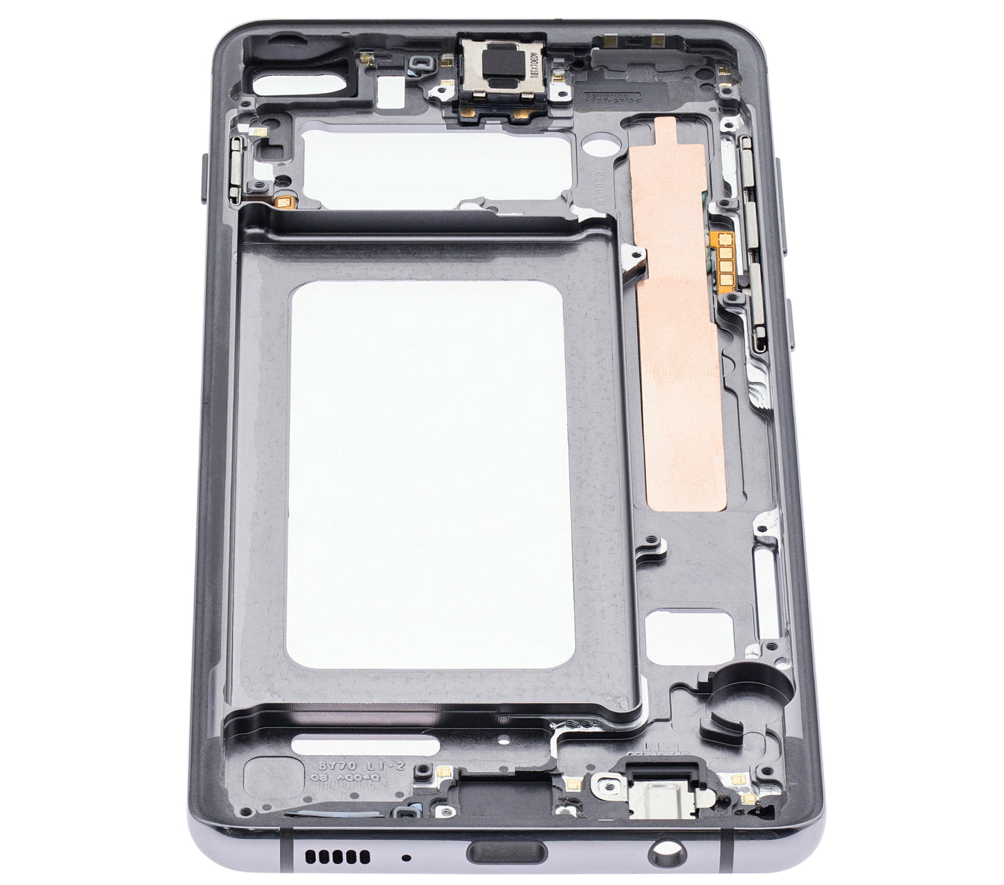 Mid-Frame Housing For Samsung Galaxy S10 Plus (With Small Parts) (Ceramic Black)