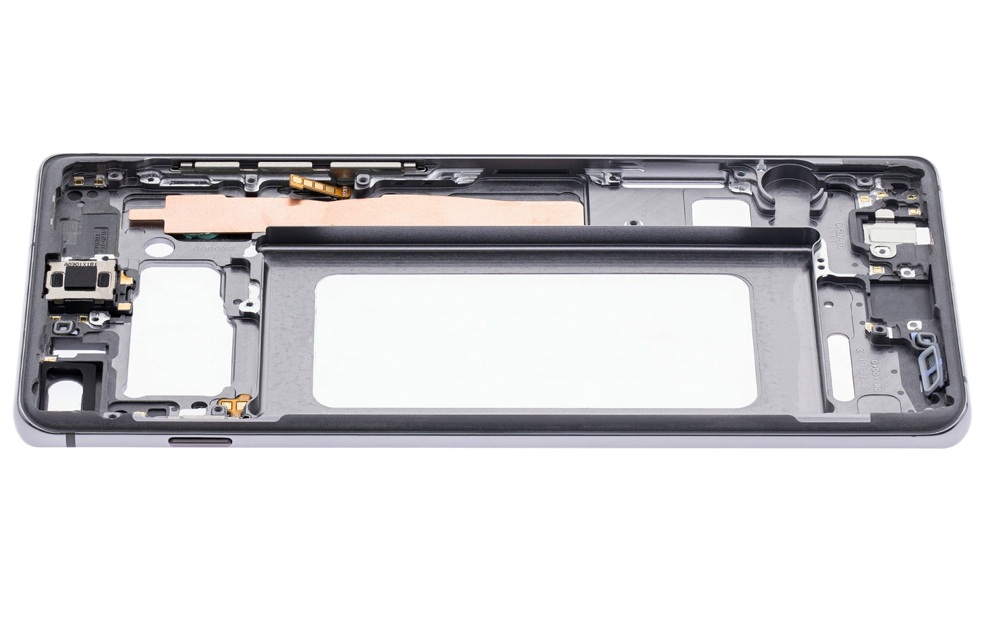 Mid-Frame Housing For Samsung Galaxy S10 Plus (With Small Parts) (Ceramic Black)