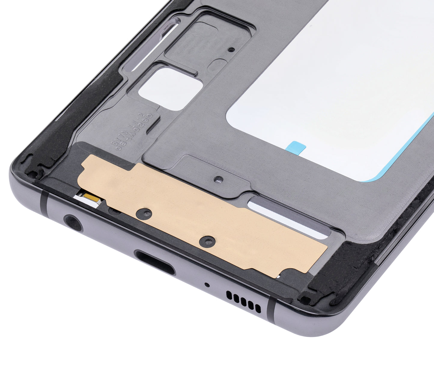 Mid-Frame Housing For Samsung Galaxy S10 Plus (With Small Parts) (Ceramic Black)