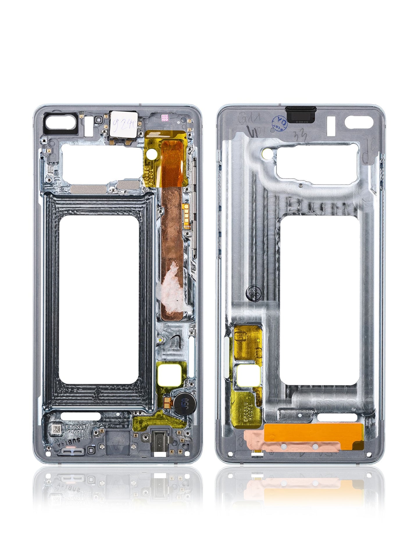 Mid-Frame Housing For Samsung Galaxy S10 Plus (With Small Parts) (Ceramic White)