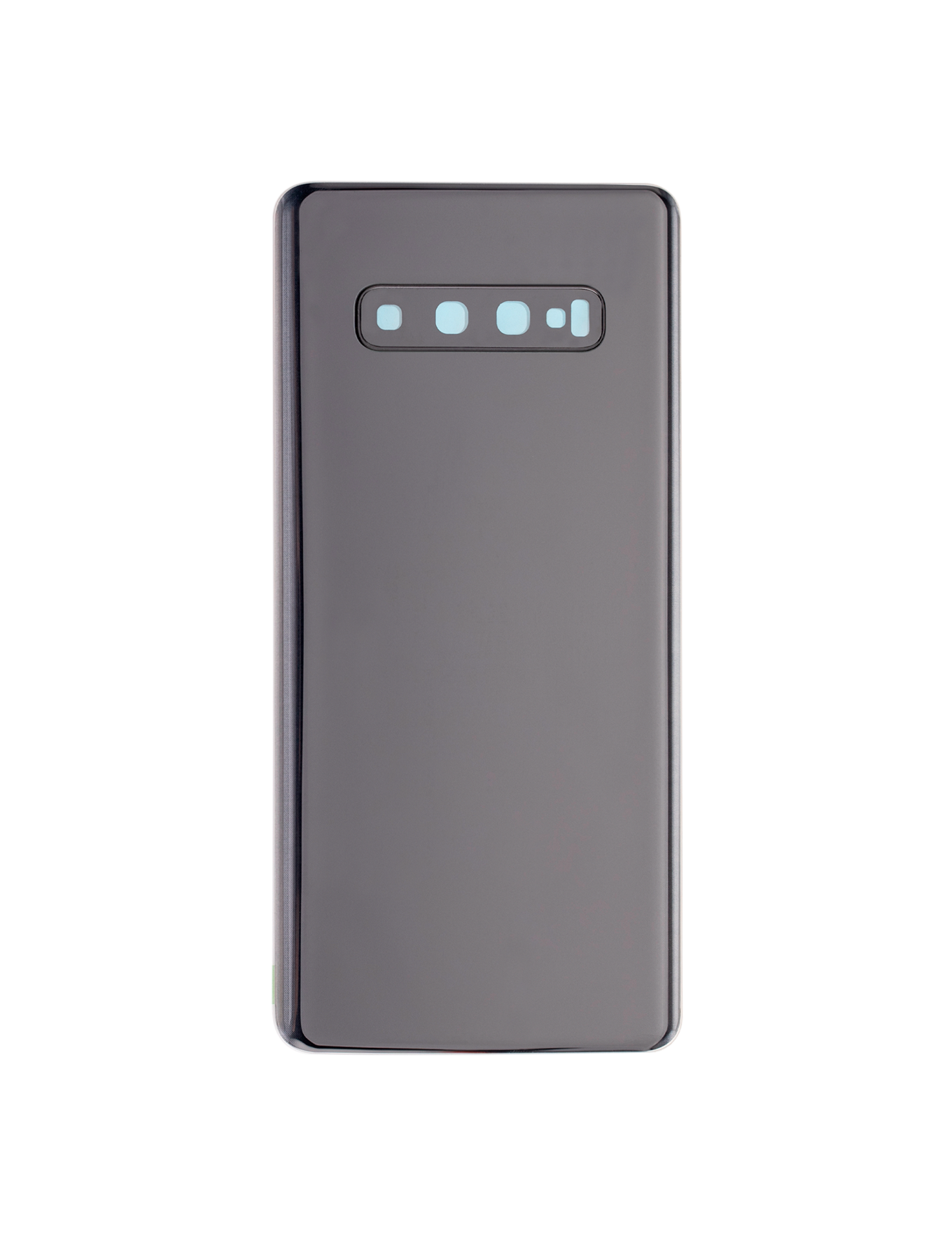 Back cover Glass With Camera Lens For Samsung Galaxy S10 Plus (No Logo) (Aftermarket Plus) (Prism Black)