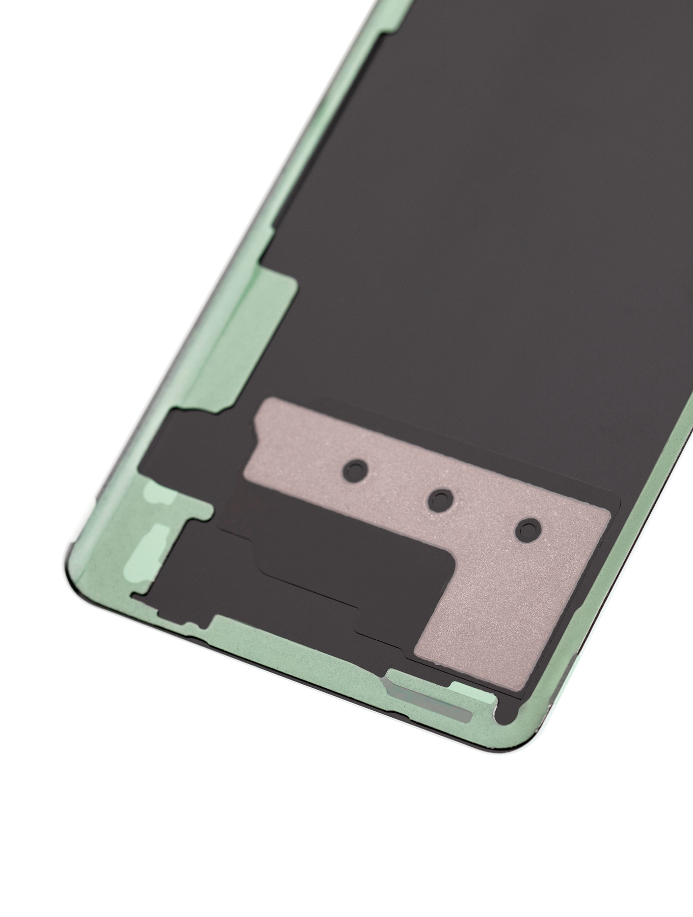 Back cover Glass With Camera Lens For Samsung Galaxy S10 Plus (No Logo) (Aftermarket Plus) (Prism White)