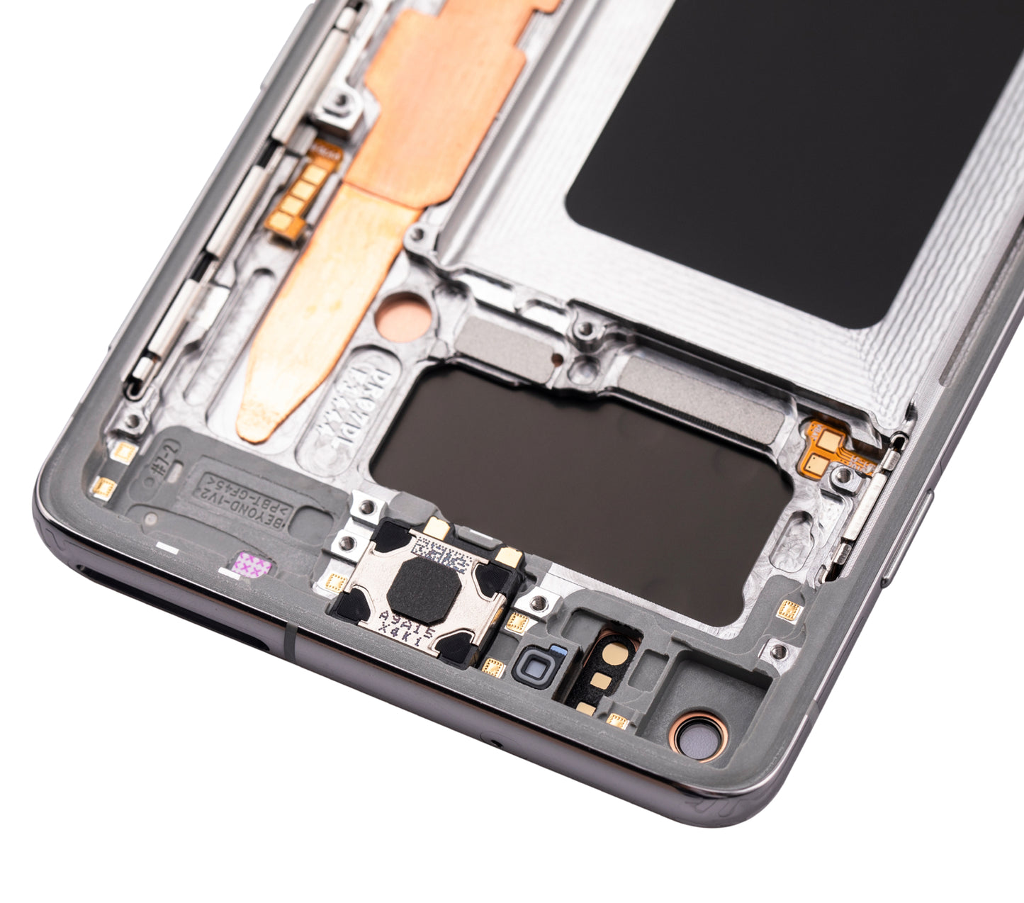OLED Assembly With Frame For Samsung Galaxy S10 (Service Pack) (Prism White)
