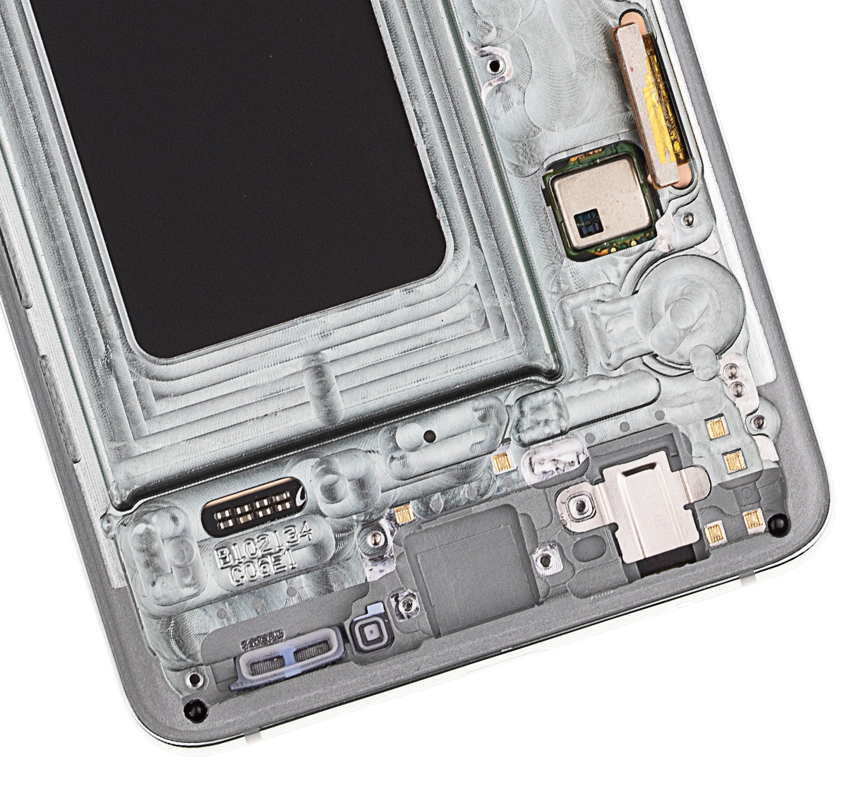 OLED Assembly With Frame For Samsung Galaxy S10 (Service Pack) (Prism Green)