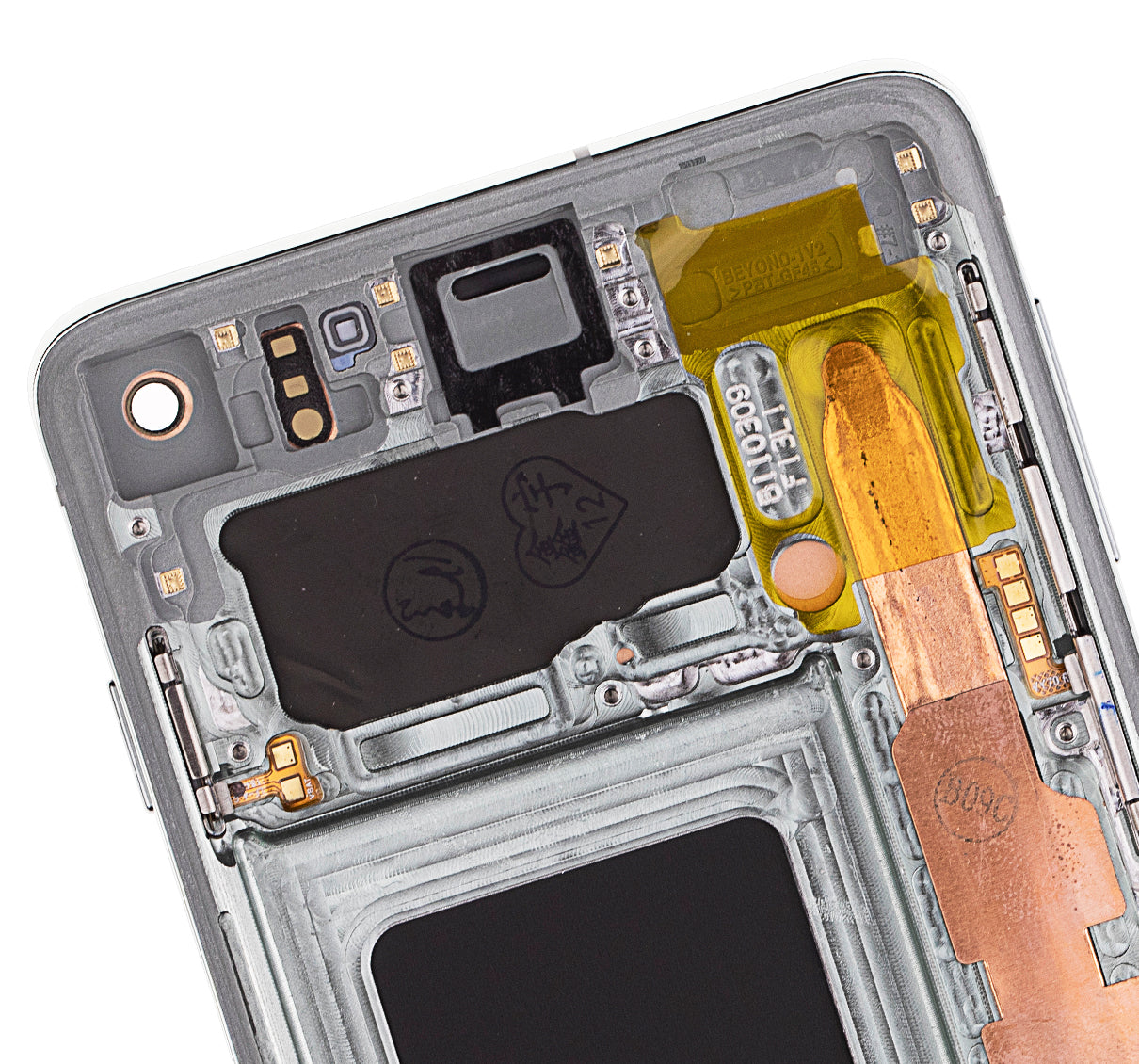 OLED Assembly With Frame For Samsung Galaxy S10 (Service Pack) (Prism Green)