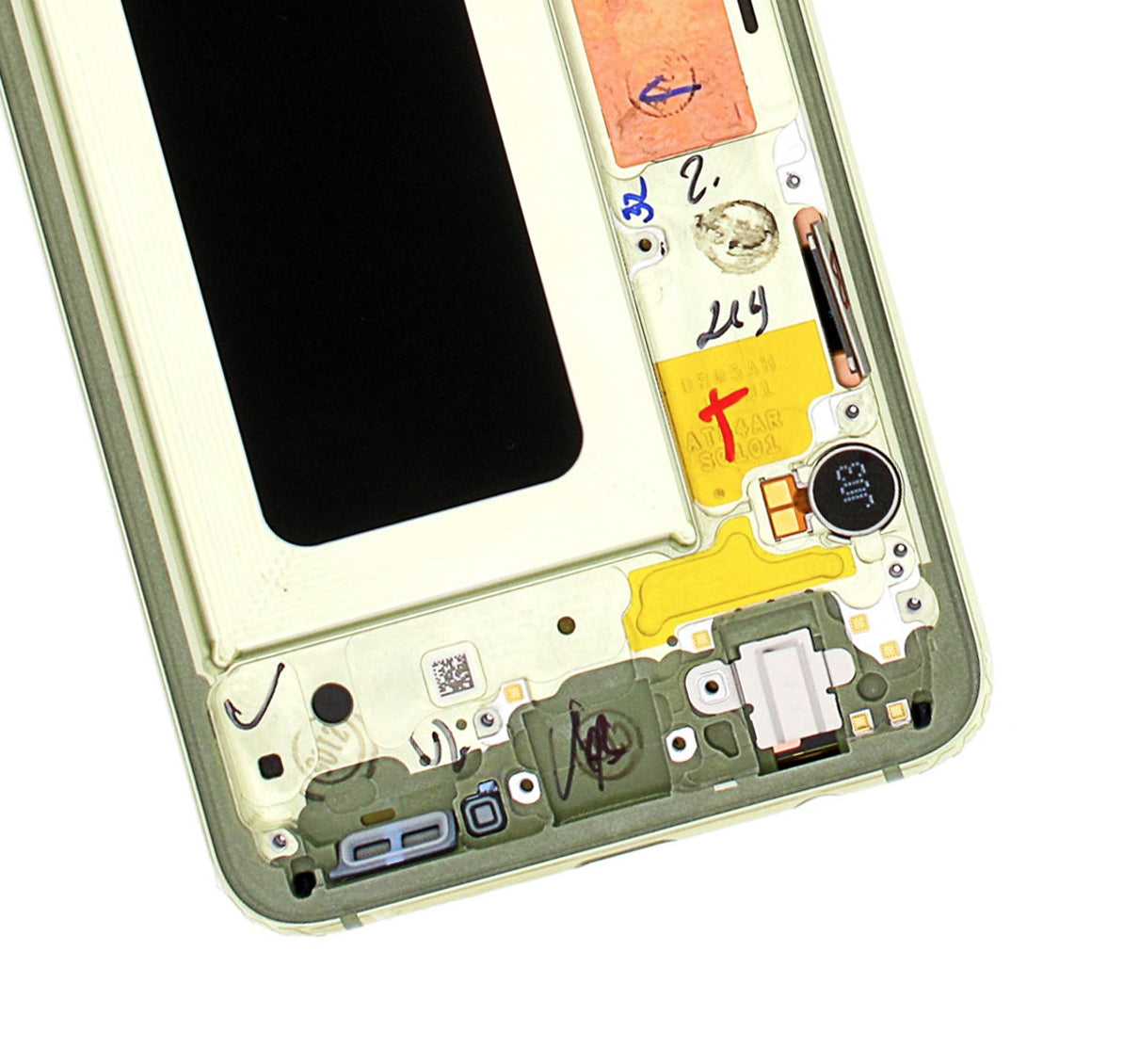 OLED Assembly With Frame For Samsung Galaxy S10E (Service Pack) (Canary Yellow)