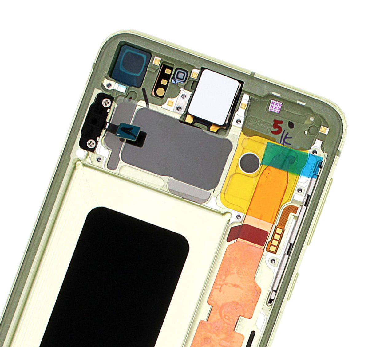 OLED Assembly With Frame For Samsung Galaxy S10E (Service Pack) (Canary Yellow)