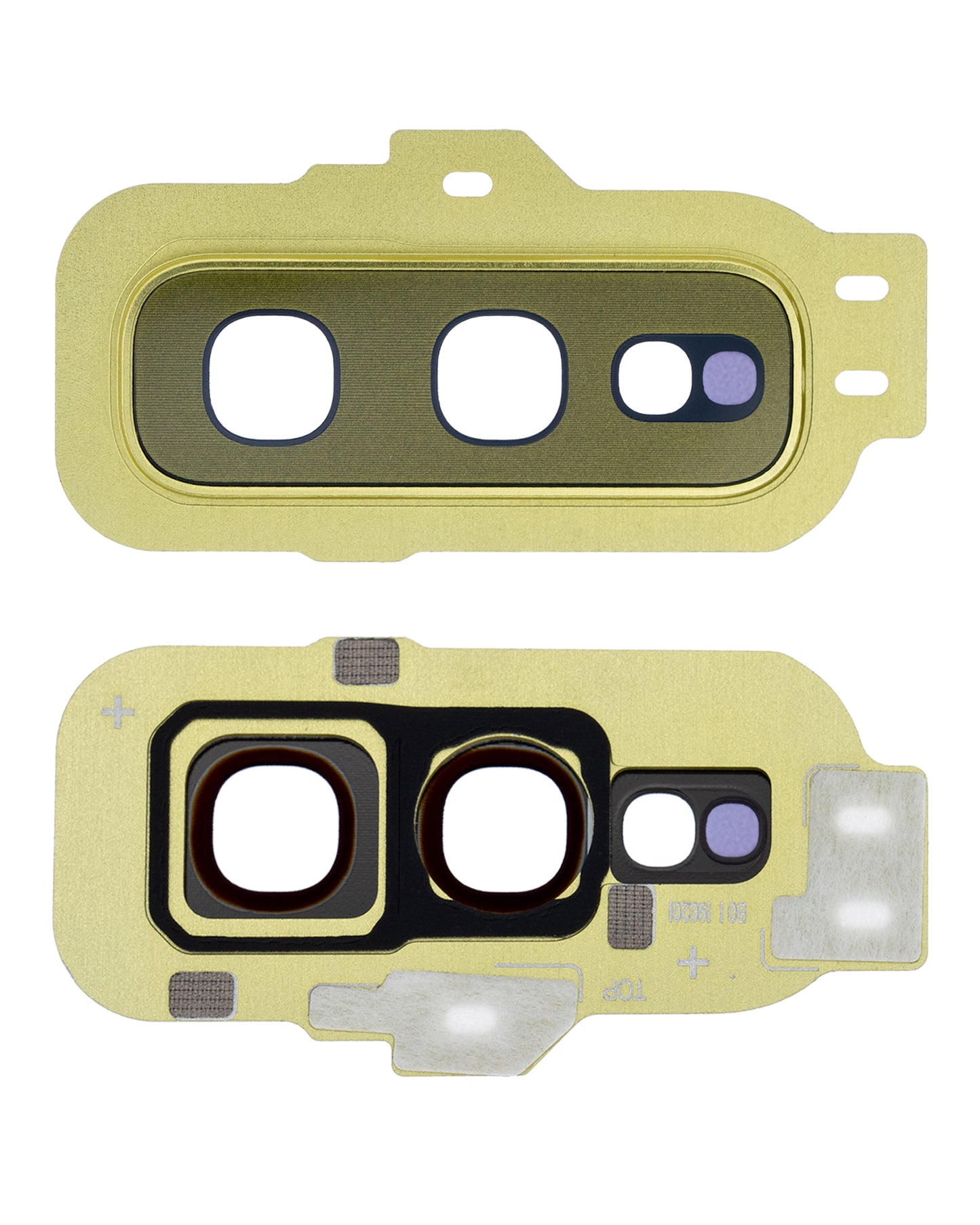 Back Camera Lens With Cover Bezel Ring For Samsung Galaxy S10E (Gold)