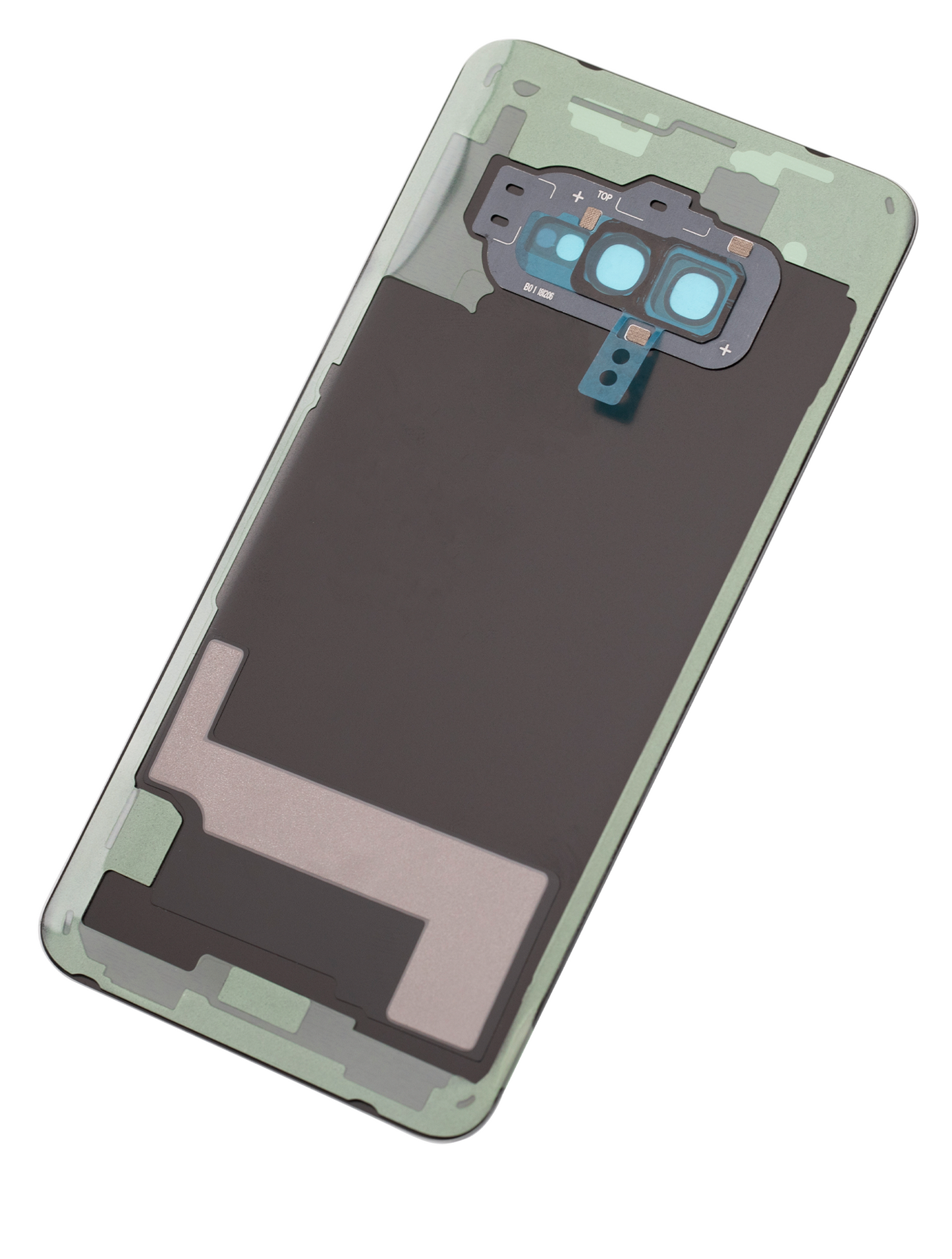 Back cover Glass With Camera Lens For Samsung Galaxy S10E (No Logo) (Aftermarket Plus) (Prism Black)