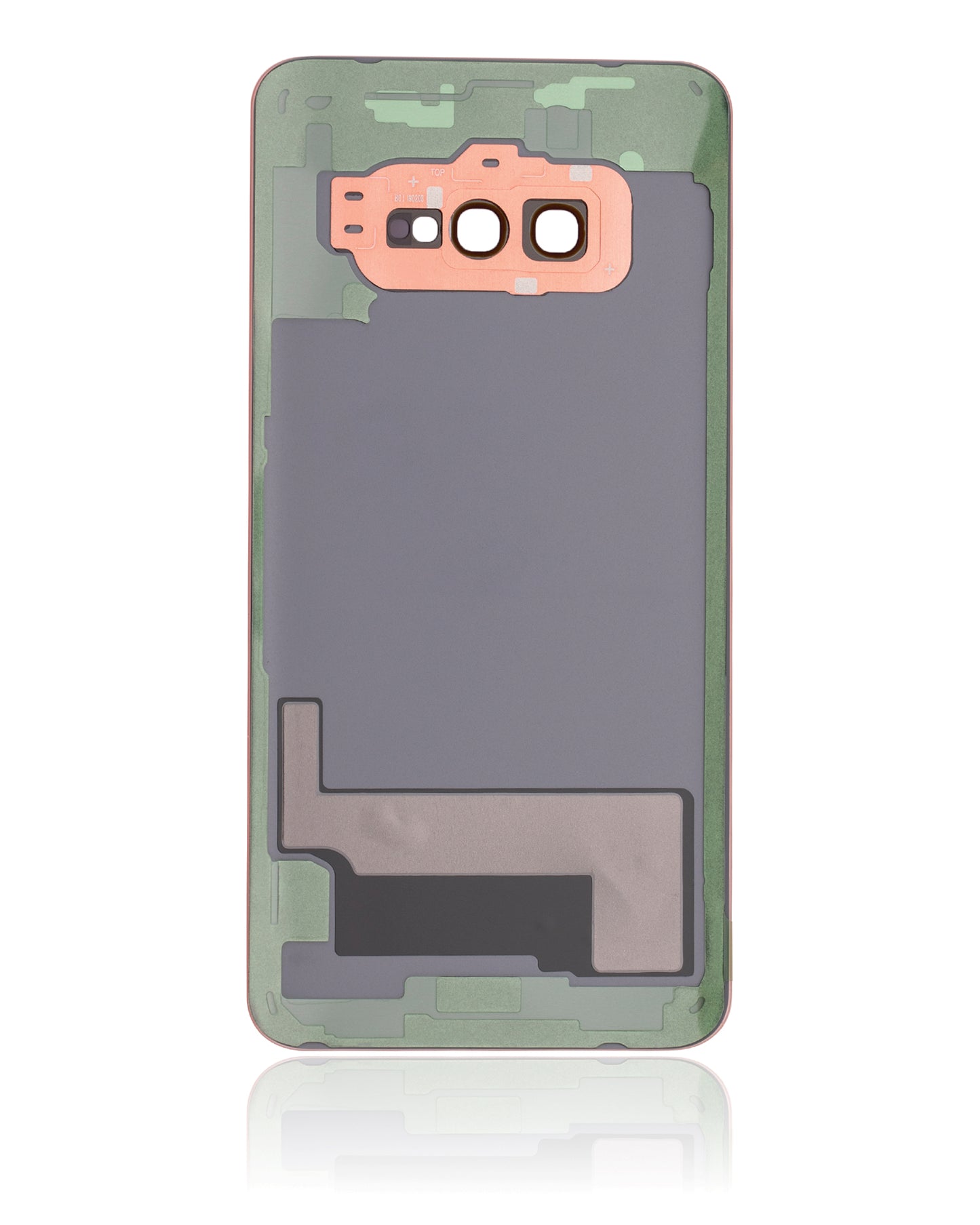 Back cover Glass With Camera Lens For Samsung Galaxy S10E (No Logo) (Aftermarket Plus) (Flamingo Pink)