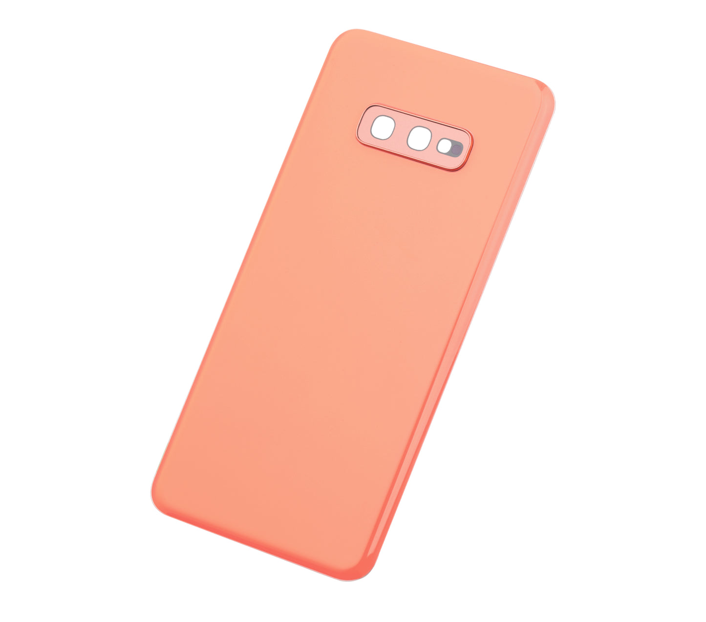 Back cover Glass With Camera Lens For Samsung Galaxy S10E (No Logo) (Aftermarket Plus) (Flamingo Pink)