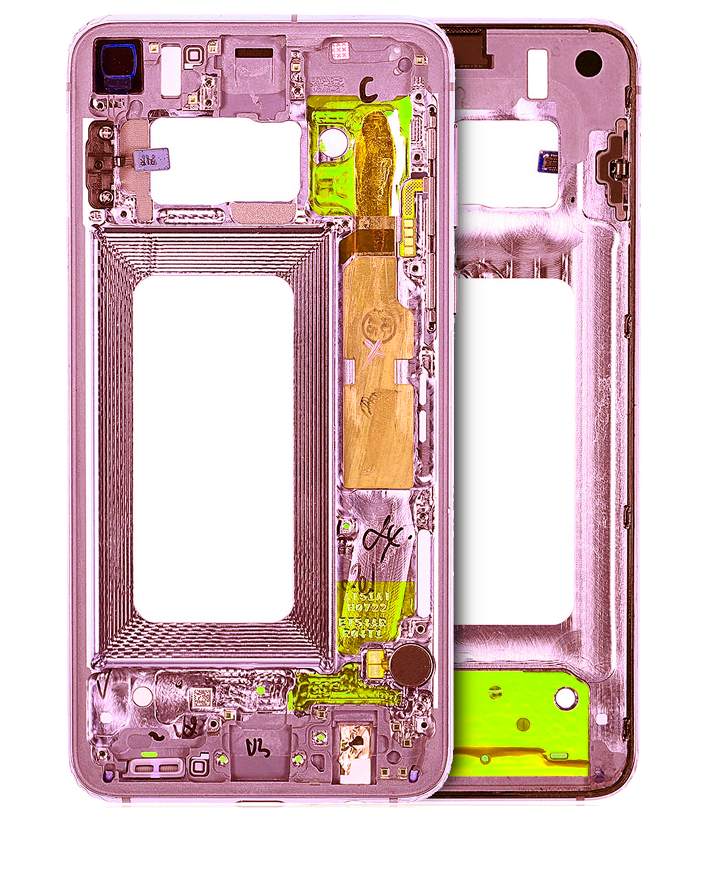 Mid-Frame Housing For Samsung Galaxy S10E (With Small Parts) (Flamingo Pink)