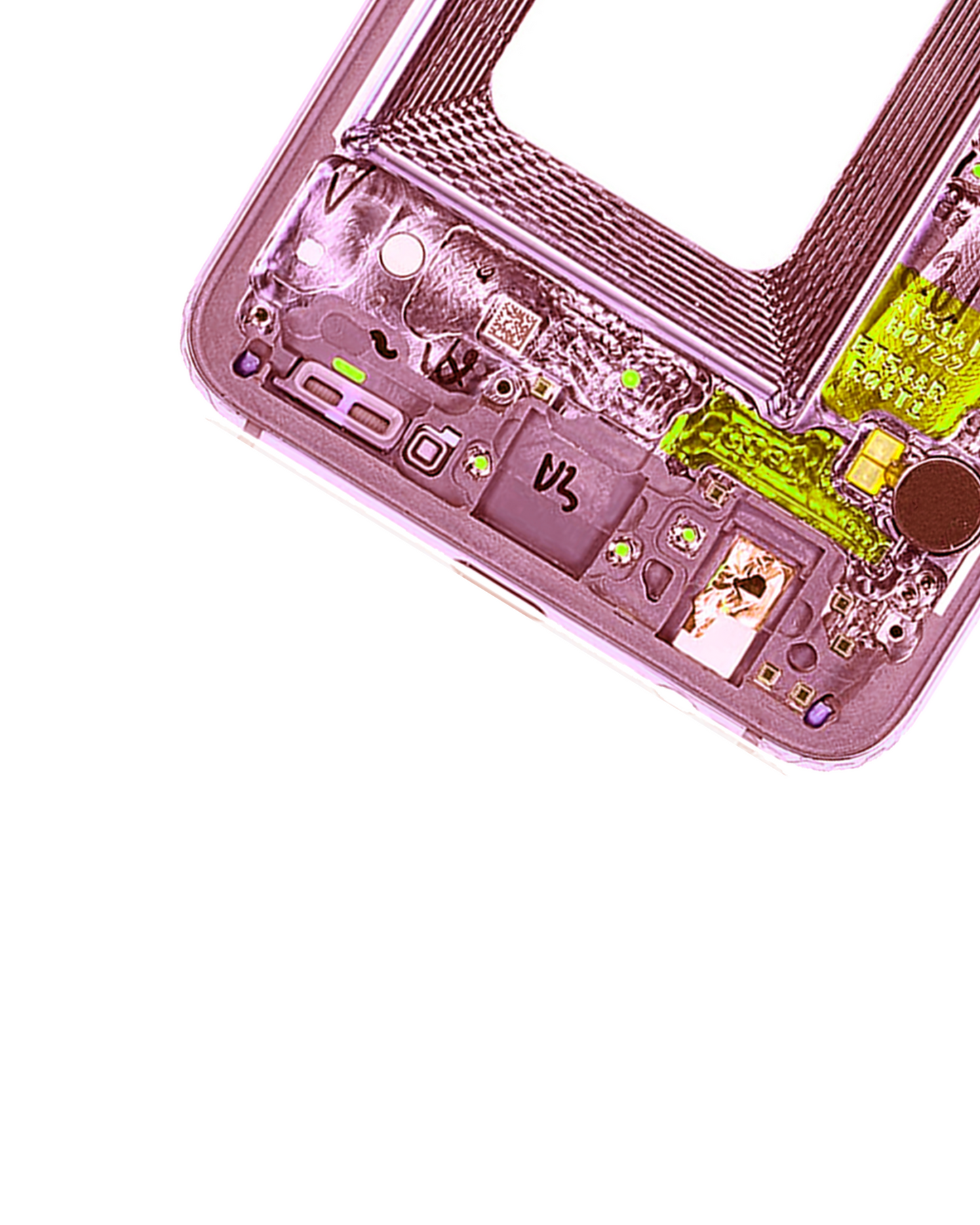 Mid-Frame Housing For Samsung Galaxy S10E (With Small Parts) (Flamingo Pink)