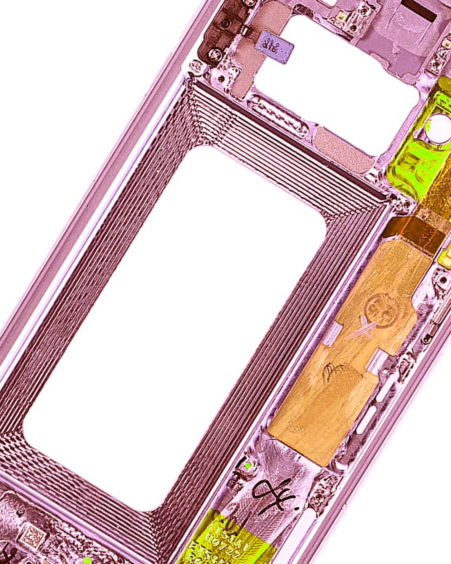 Mid-Frame Housing For Samsung Galaxy S10E (With Small Parts) (Flamingo Pink)