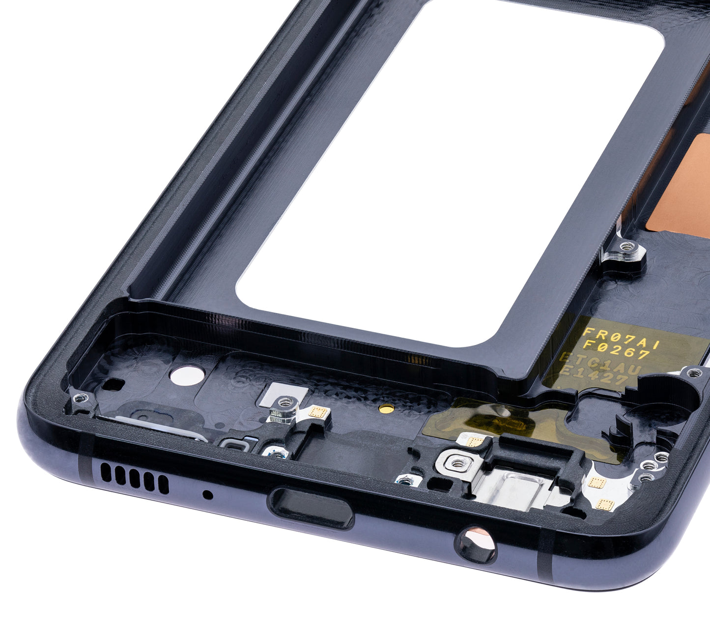 Mid-Frame Housing For Samsung Galaxy S10E (With Small Parts) (Prism Black)
