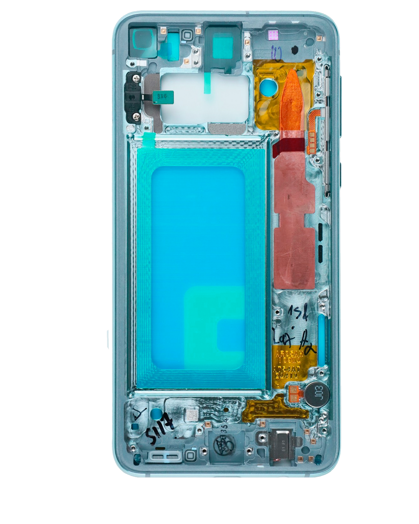 Mid-Frame Housing For Samsung Galaxy S10E (With Small Parts) (Prism Green)