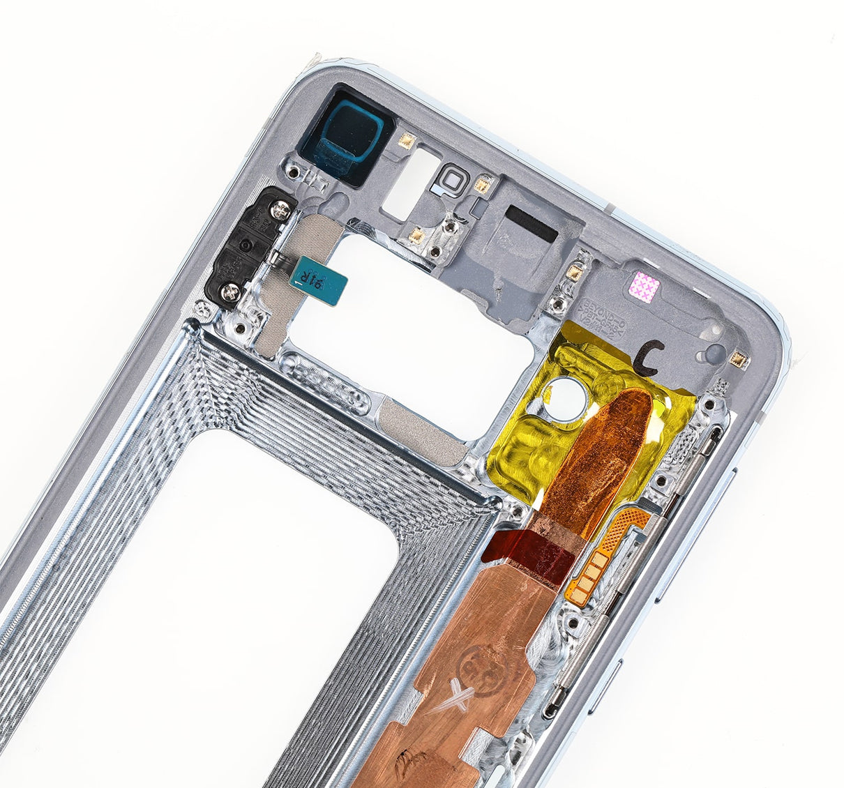 Mid-Frame Housing For Samsung Galaxy S10E (With Small Parts) (Prism White)