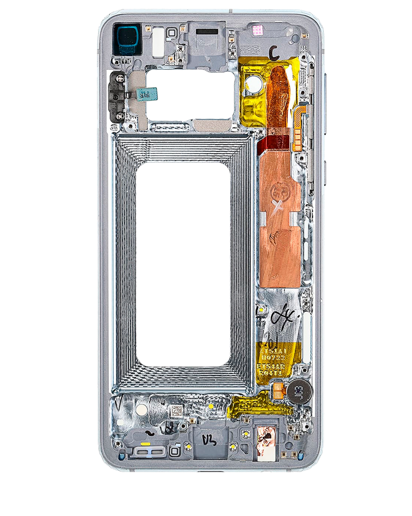 Mid-Frame Housing For Samsung Galaxy S10E (With Small Parts) (Prism White)
