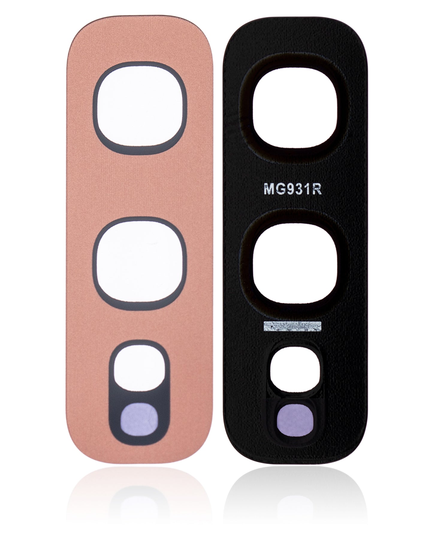 Back Camera Lens (Glass Only) With Adhesive For Samsung Galaxy S10E (Flamingo Pink) (10 Pack)