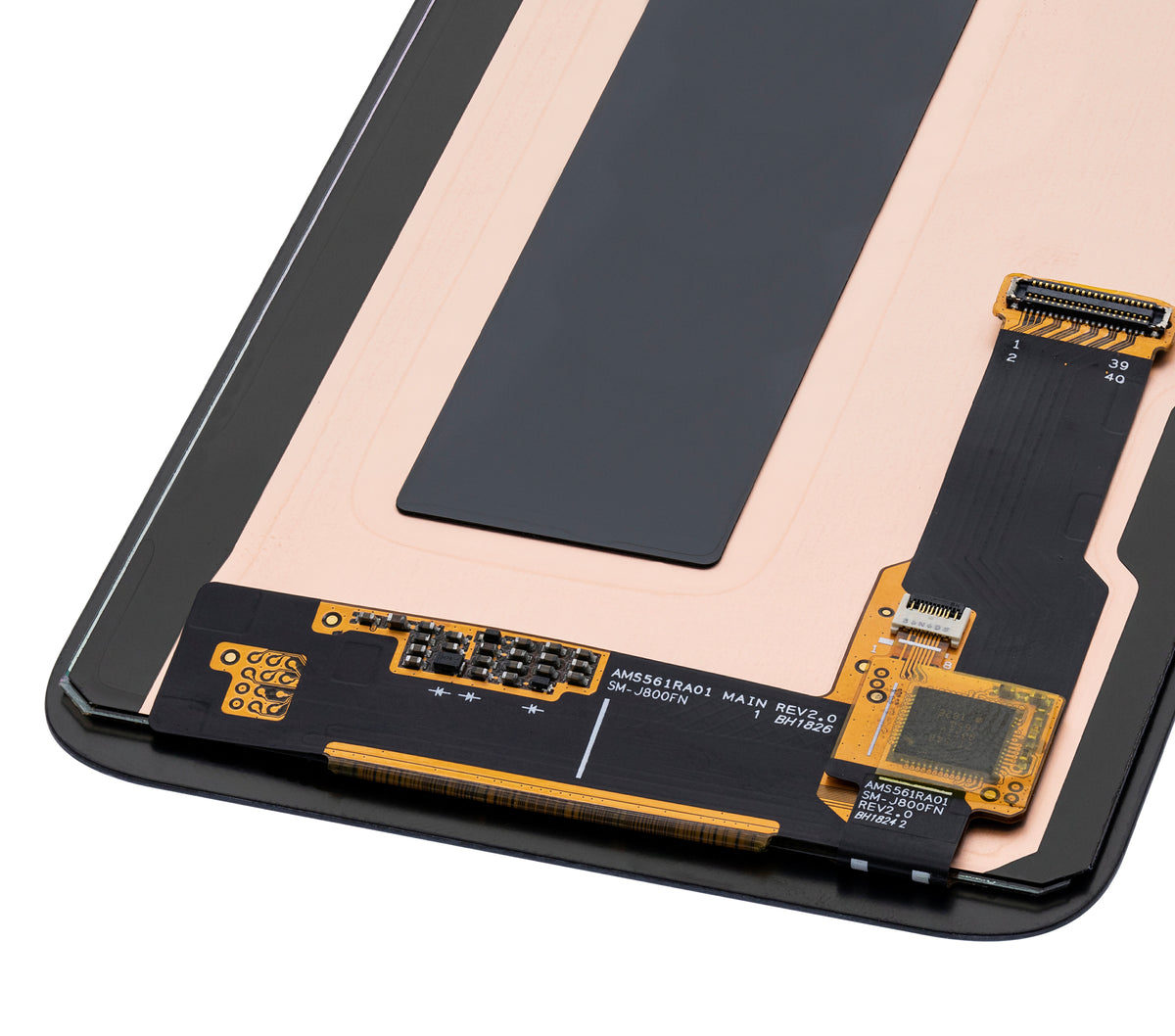 OLED Assembly Without Frame For Samsung Galaxy J6 / On6 (J600 / 2018) (Aftermarket Plus) (Black) Samsung replacement part SKU 107082020704 product image 5