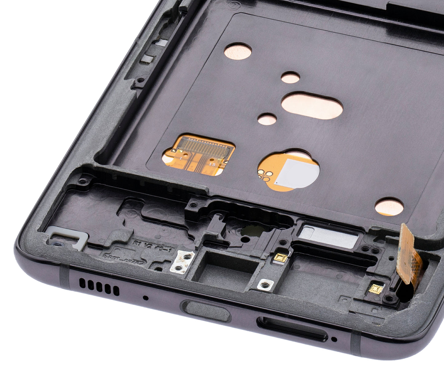 OLED Assembly With Frame For Samsung Galaxy A80 (A805 / 2019) (Refurbished) (Phantom Black)