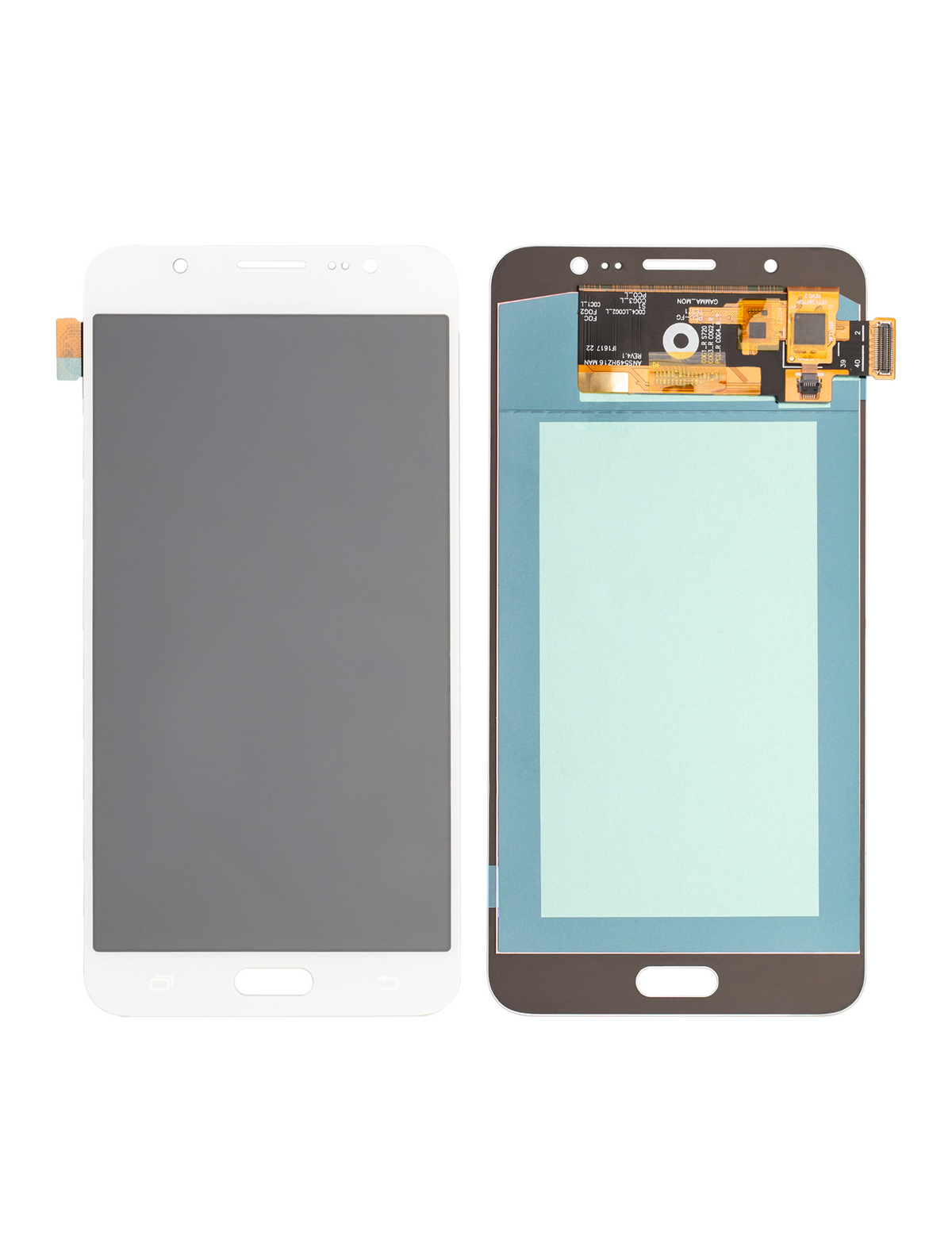OLED Assembly Without Frame For Samsung Galaxy J7 / J7 Duo (J710 / 2016) (Aftermarket Plus) (White) replacement part SKU 107082022403 product image 8