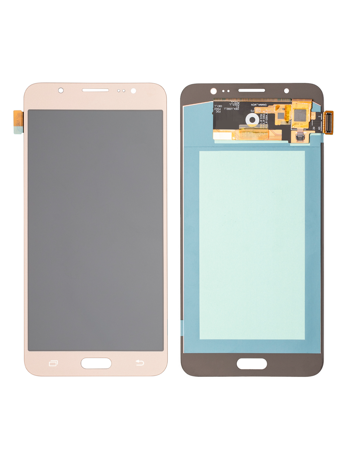 OLED Assembly Without Frame For Samsung Galaxy J7 / J7 Duo (J710 / 2016) (Aftermarket Plus) (Gold) replacement part SKU 107082022405 product image 8