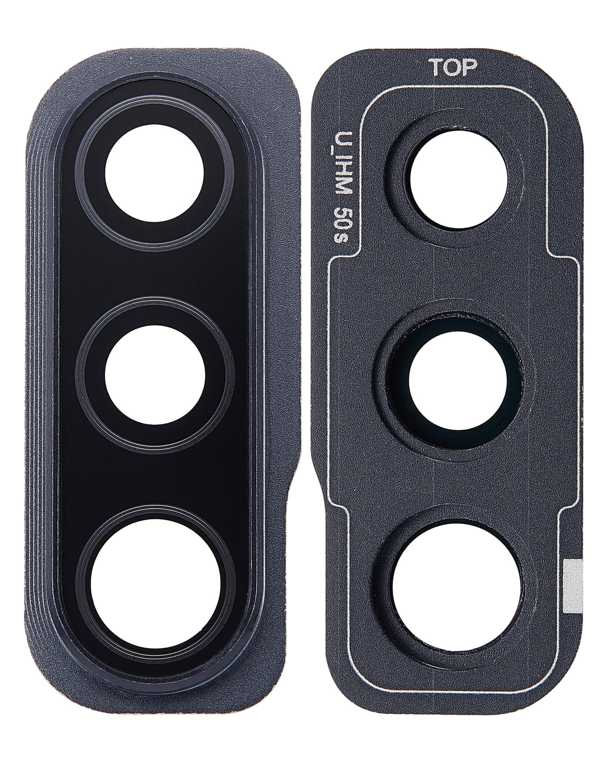 Back Camera Glass Lens And Cover Bezel For Samsung Galaxy A50S (A507 / 2019) (Prism Crush Black) - product image 2