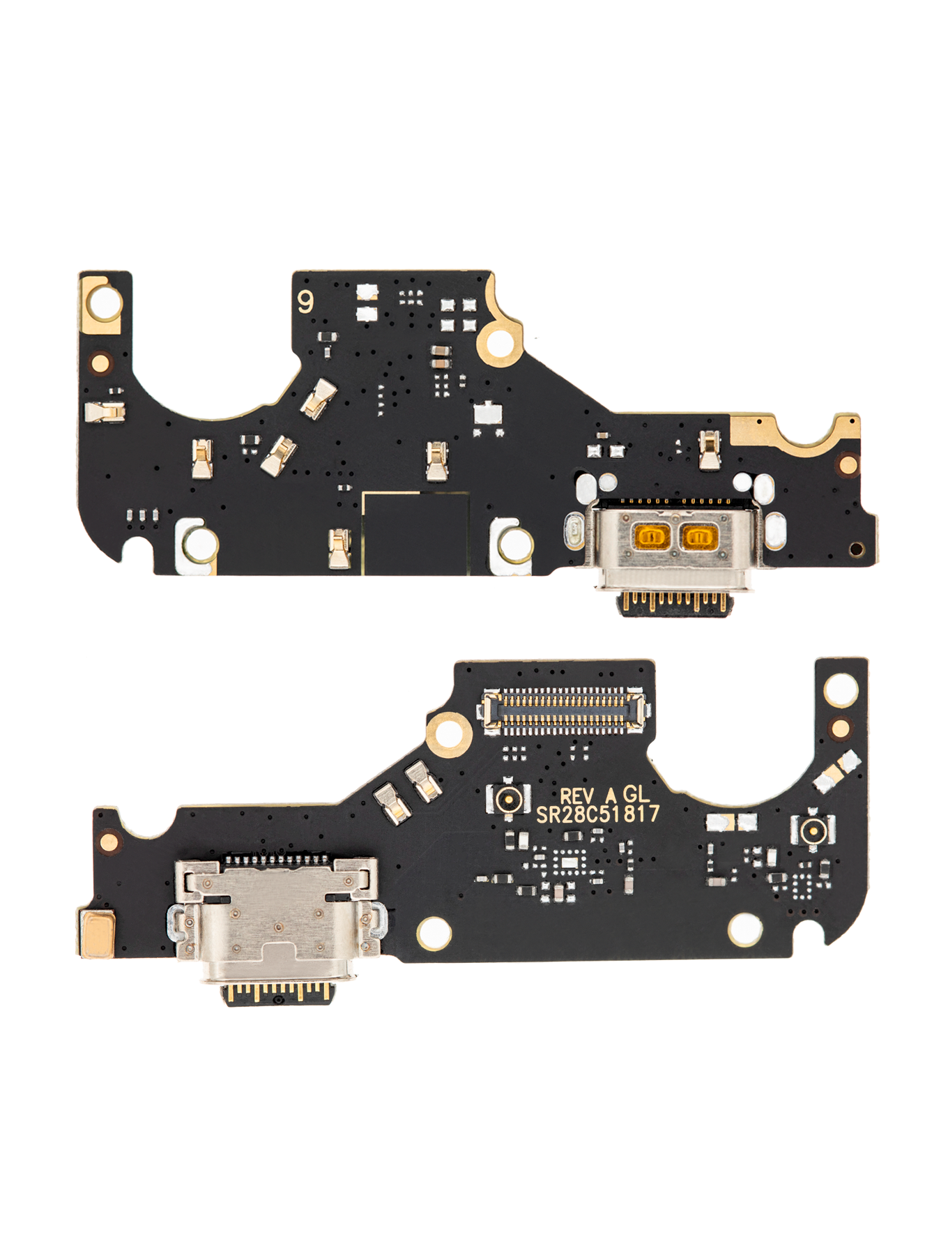 Charging Port Board For Motorola One Hyper (XT2027 / 2020) (Aftermarket Plus) - Motorola replacement part - product image 3 - SKU 107082023410