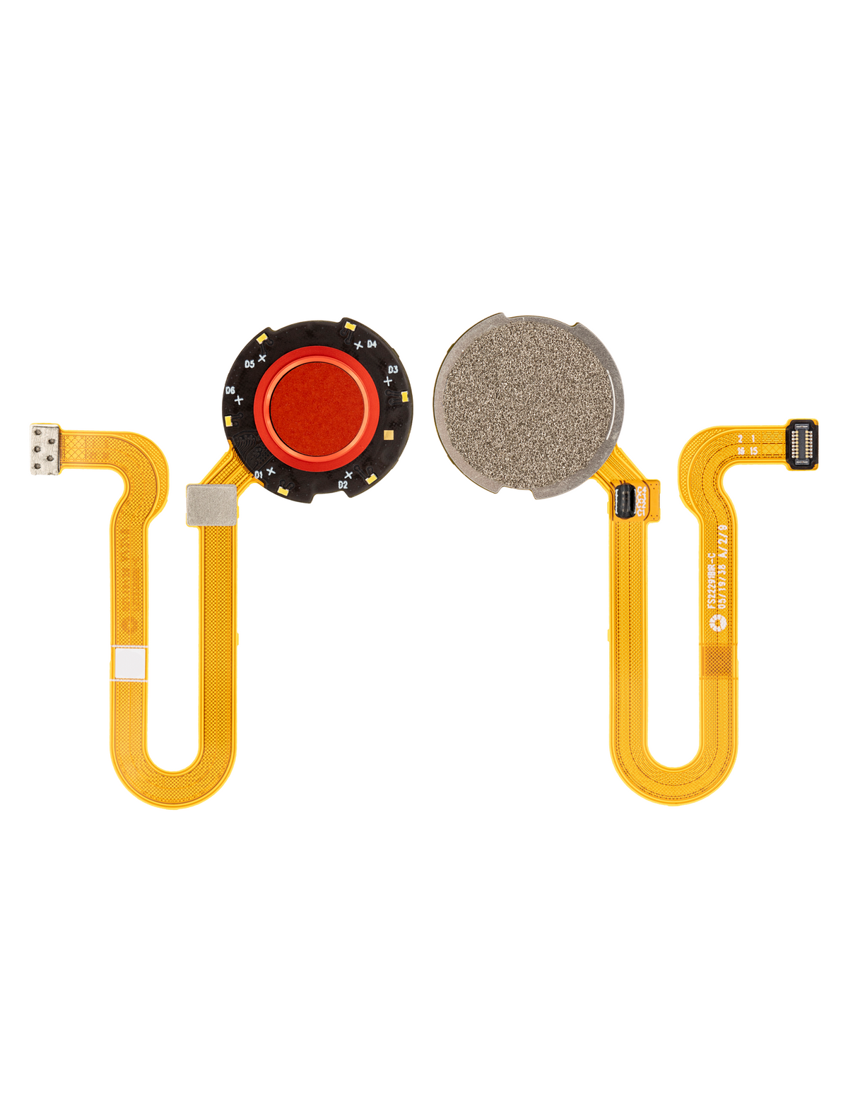 Fingerprint Reader With Flex Cable For Motorola One Hyper (XT2027 / 2020) (Dark Amber) - Motorola replacement part - product image 2 - SKU 107082023412