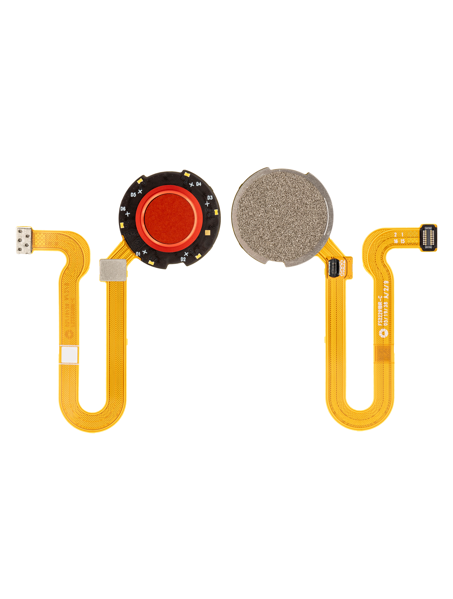 Fingerprint Reader With Flex Cable For Motorola One Hyper (XT2027 / 2020) (Dark Amber) - Motorola replacement part - product image 2 - SKU 107082023412