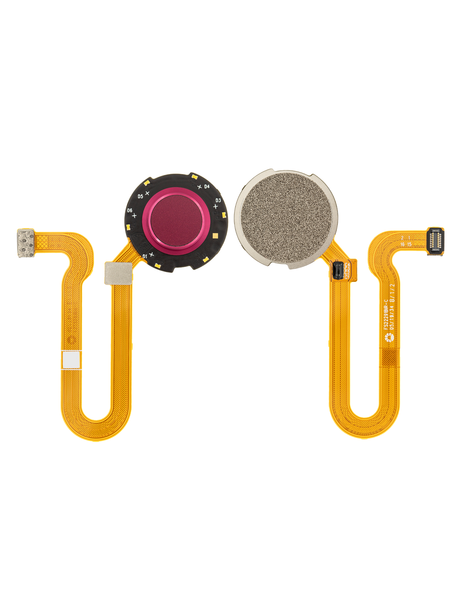 Fingerprint Reader With Flex Cable For Motorola One Hyper (XT2027 / 2020) (Fresh Orchid) - Motorola replacement part - product image 2 - SKU 107082023414