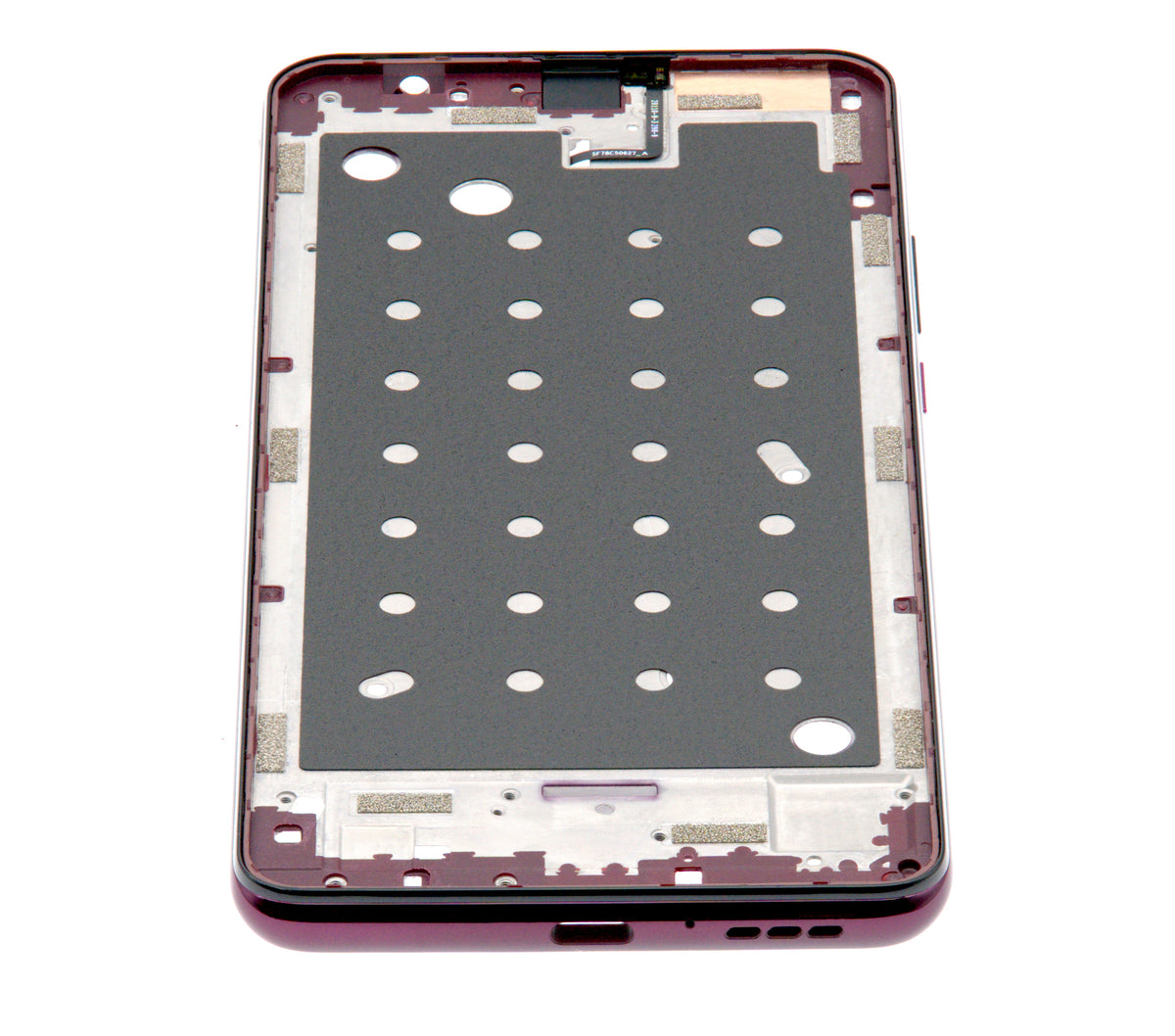 Mid-Frame Housing For Motorola One Hyper (XT2027 / 2020) (Fresh Orchid) - Motorola replacement part - product image 3 - SKU 107082023422