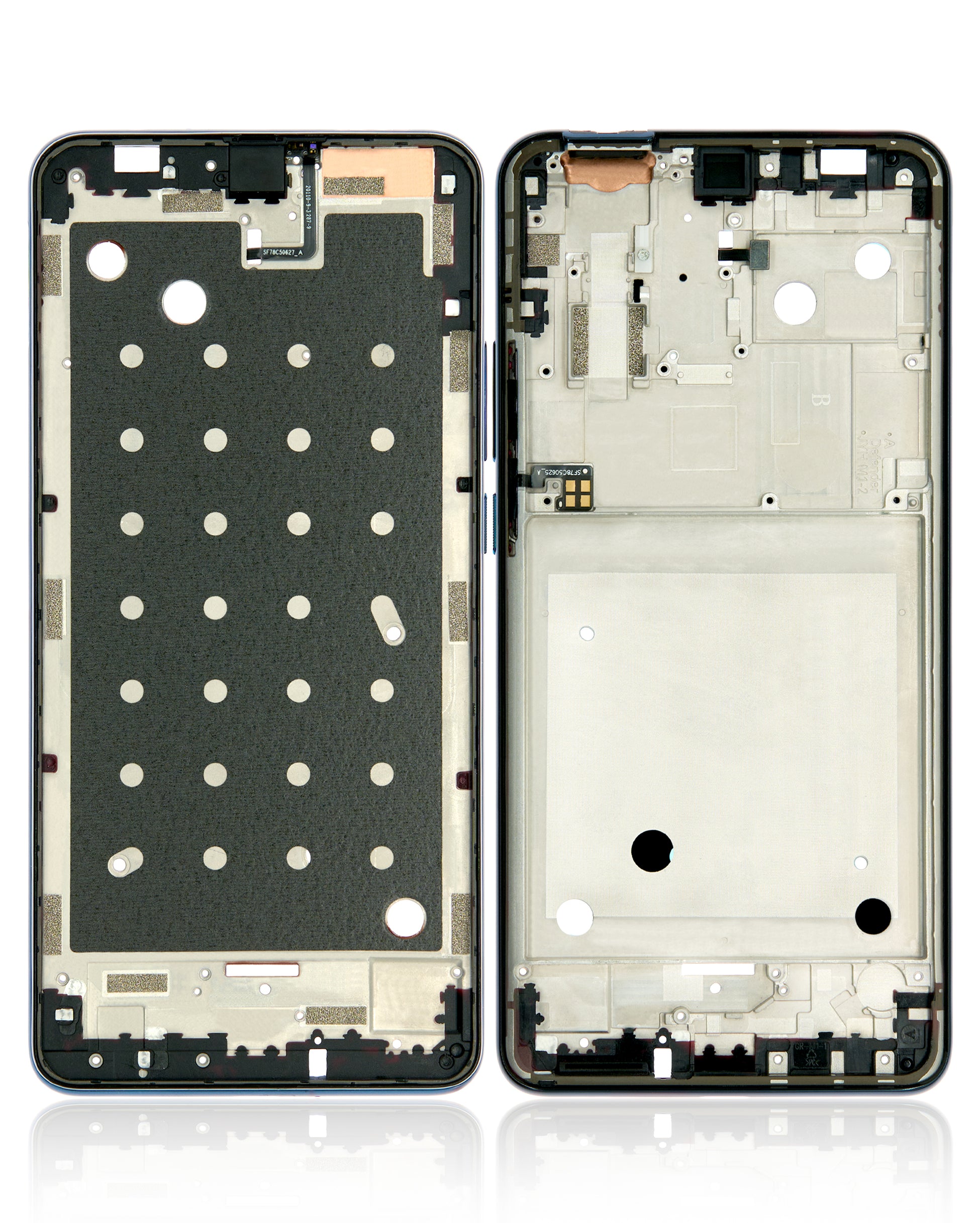Mid-Frame Housing For Motorola One Hyper (XT2027 / 2020) (Deepsea Blue) - Motorola replacement part - product image 7 - SKU 107082023423