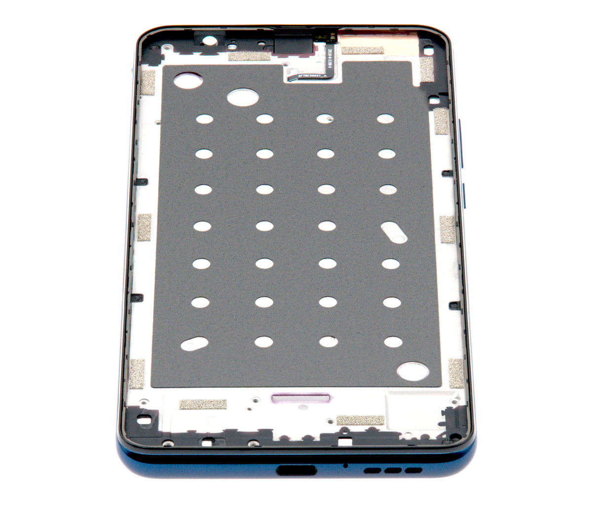 Mid-Frame Housing For Motorola One Hyper (XT2027 / 2020) (Deepsea Blue) - Motorola replacement part - product image 3 - SKU 107082023423