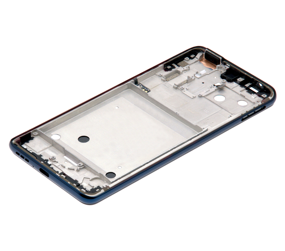 Mid-Frame Housing For Motorola One Hyper (XT2027 / 2020) (Deepsea Blue) - Motorola replacement part - product image 2 - SKU 107082023423