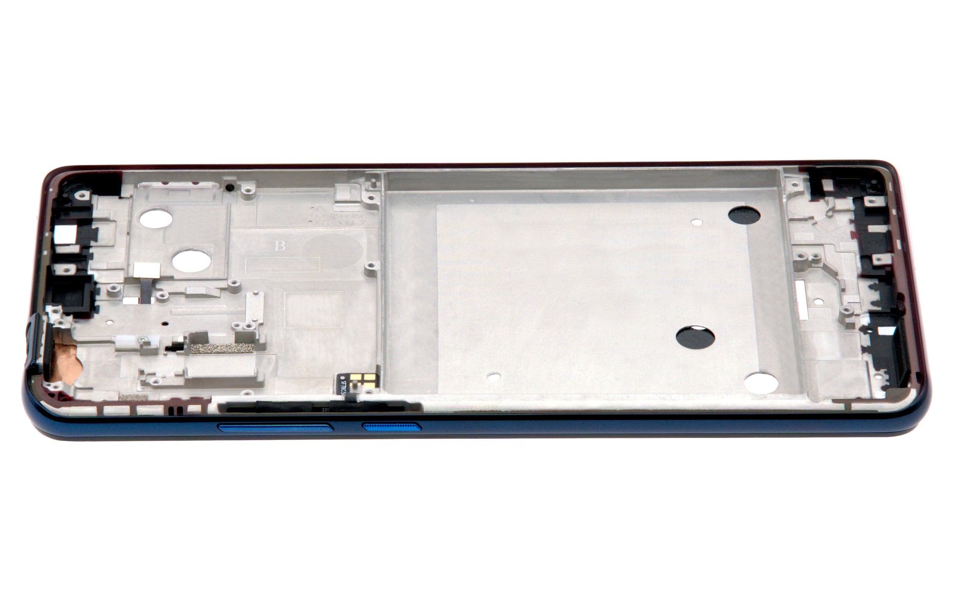Mid-Frame Housing For Motorola One Hyper (XT2027 / 2020) (Deepsea Blue) - Motorola replacement part - product image 5 - SKU 107082023423