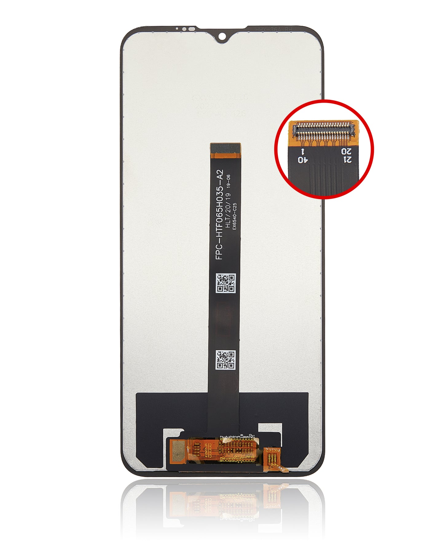 LCD Assembly Without Frame For Motorola One Fusion (XT2073 / 2020) (Refurbished) (Black) - Motorola replacement part - product image 8 - SKU 107082023501