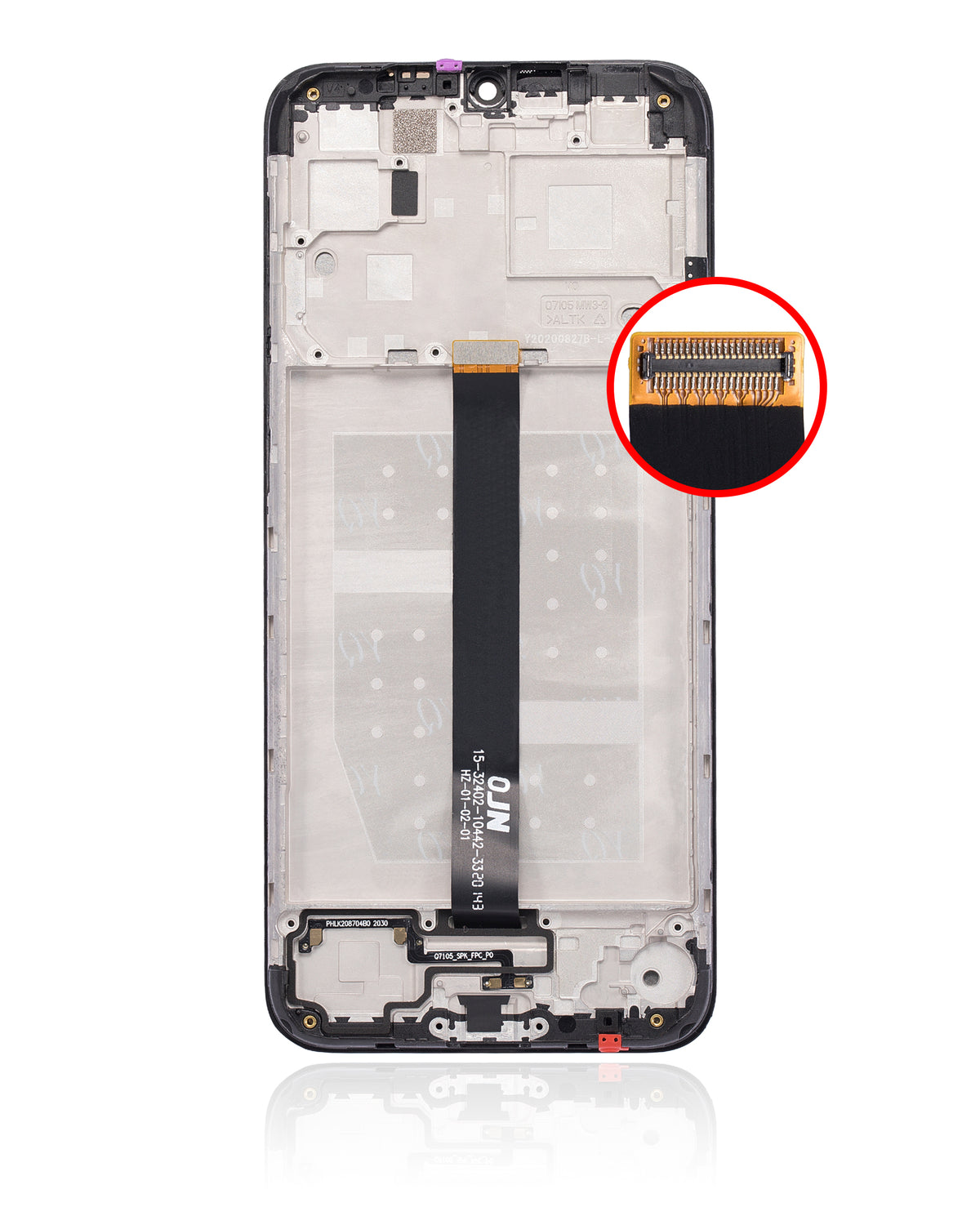 LCD Assembly With Frame For Motorola One Fusion (XT2073 / 2020) (Refurbished) (Black) - Motorola replacement part - product image 8 - SKU 107082023502