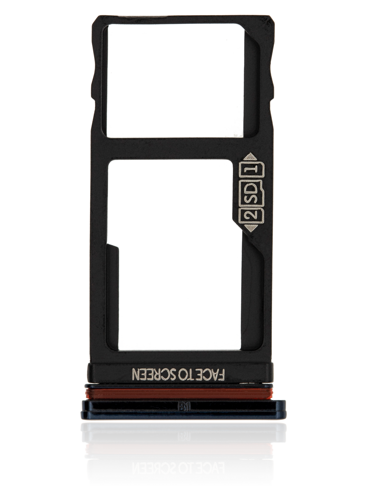 Dual Sim Card Tray For Motorola One Fusion (XT2073 / 2020) (Deep Sapphire Blue) - Motorola replacement part - product image 3 - SKU 107082023525