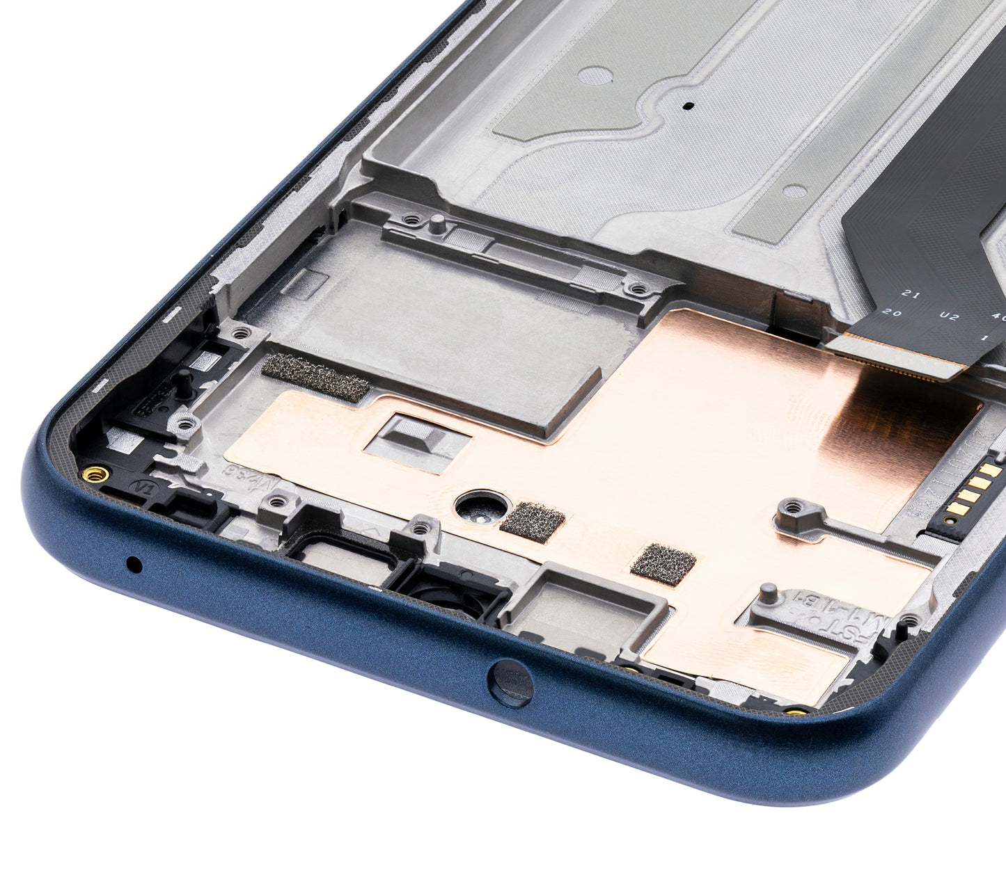 LCD Assembly With Frame For Motorola Moto E (XT2052 / 2020) (Refurbished) (Midnight Blue) - image 3