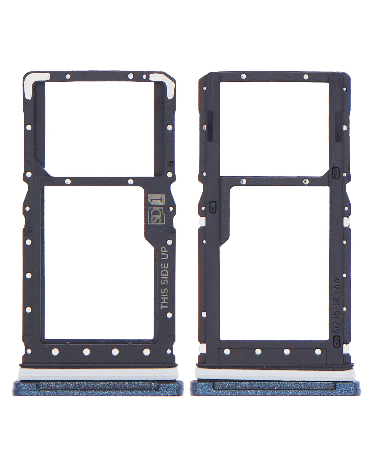 Single Sim Card Tray For Motorola Moto E (XT2052 / 2020) (Genuine OEM) (Midnight Blue) - image 2
