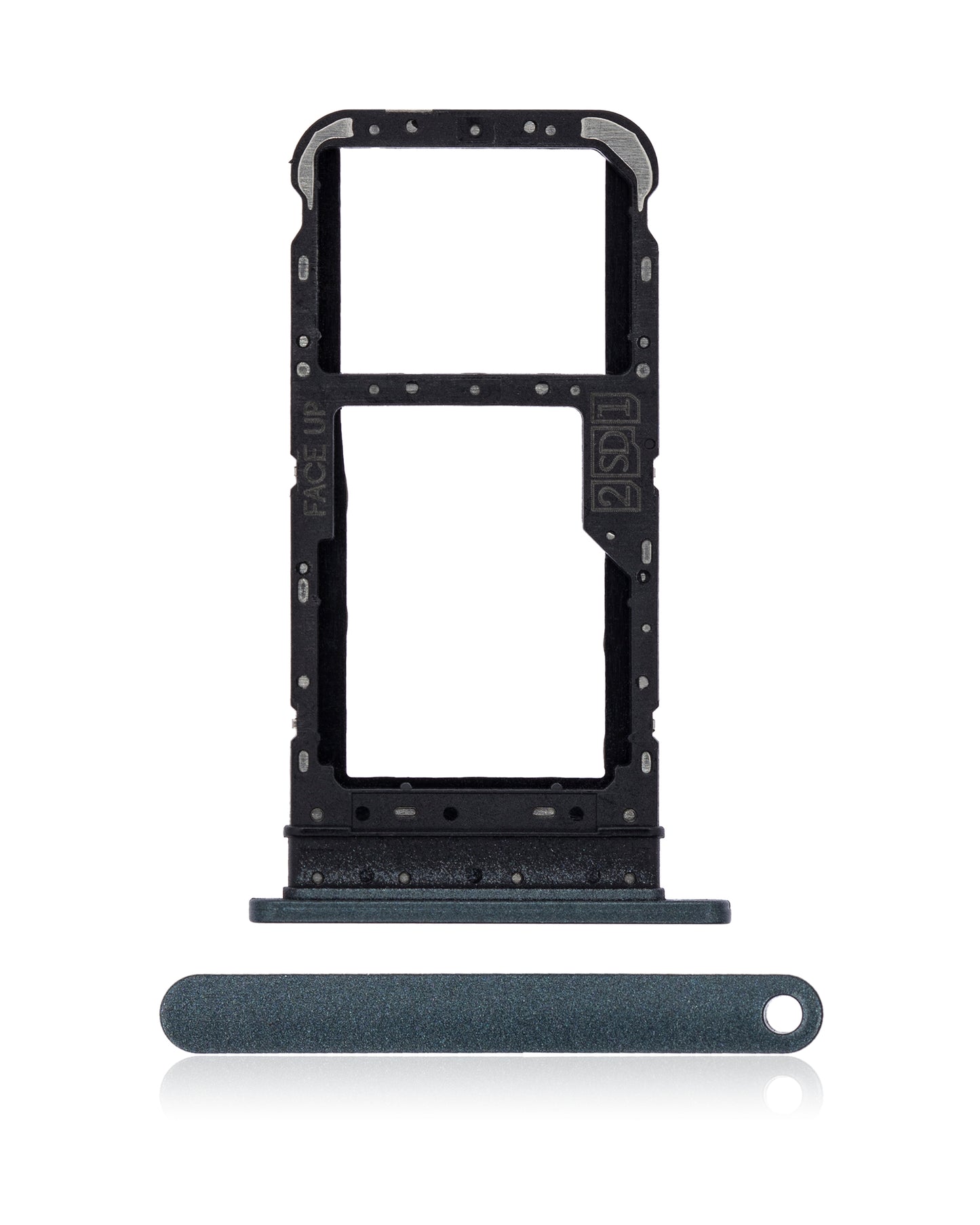 Dual Sim Card Tray For Motorola Moto E7 (XT2095 / 2020) (Mineral Gray) - image 2