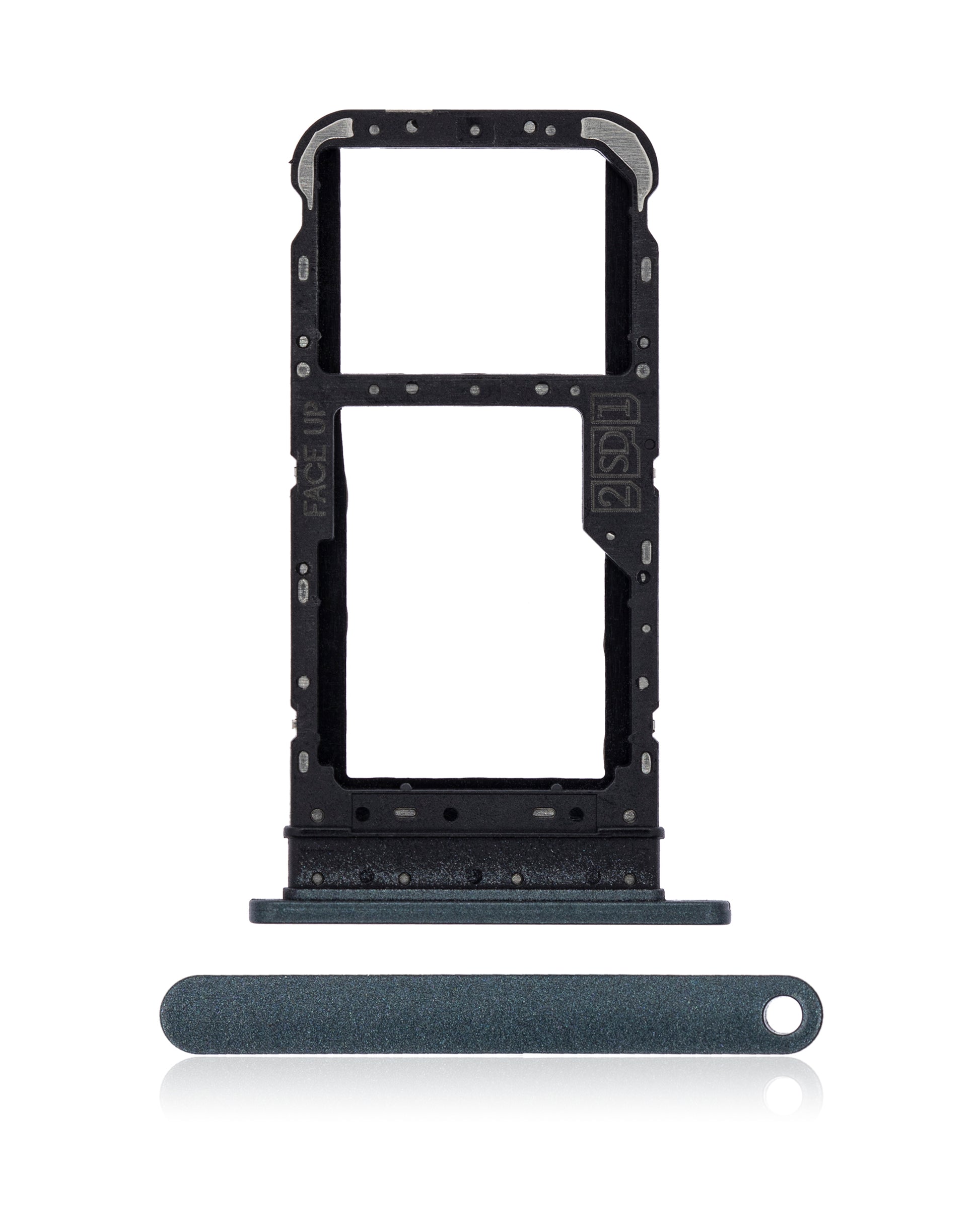 Dual Sim Card Tray For Motorola Moto E7 (XT2095 / 2020) (Mineral Gray) - image 2
