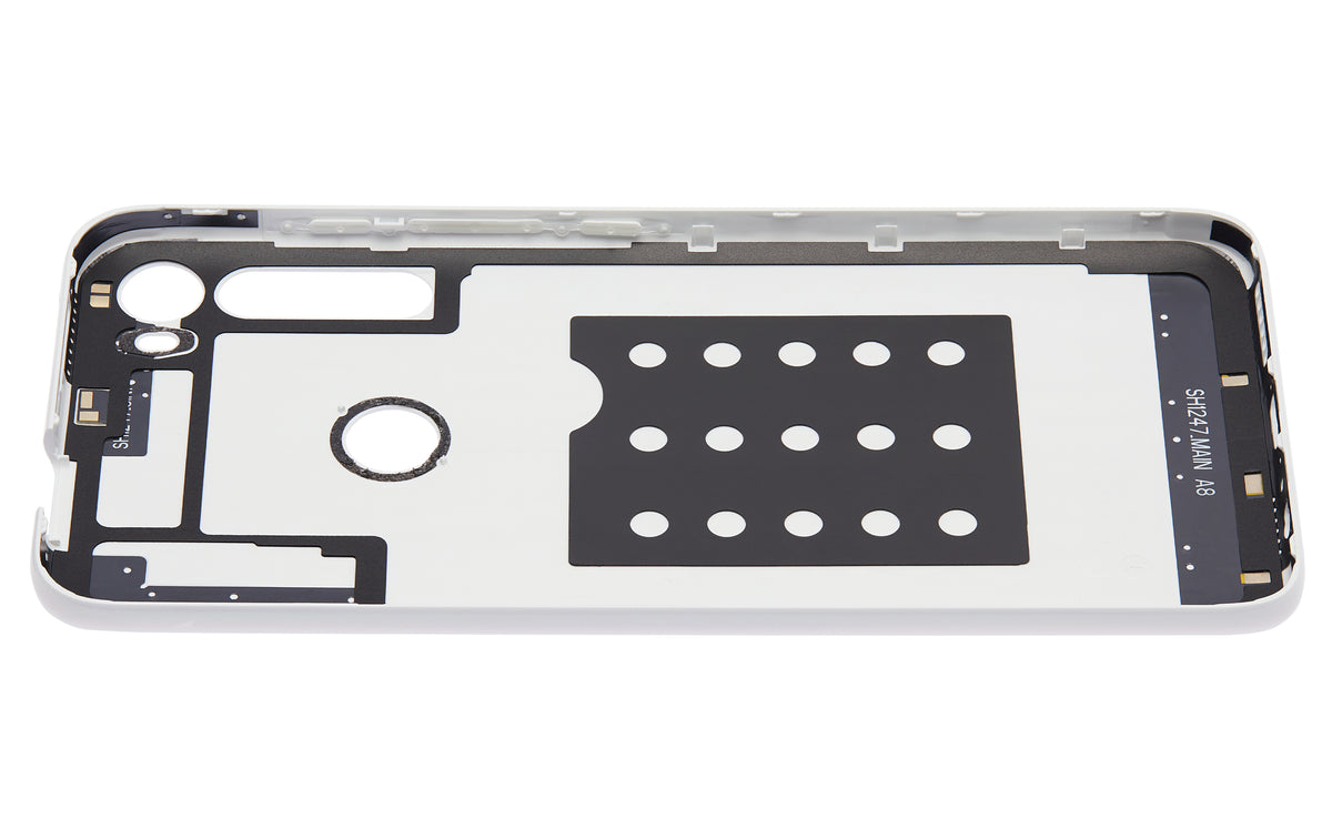Back cover Glass For Motorola One Fusion Plus (XT2067 / 2020) (White) - Motorola replacement part - product image 5 - SKU 107082023729