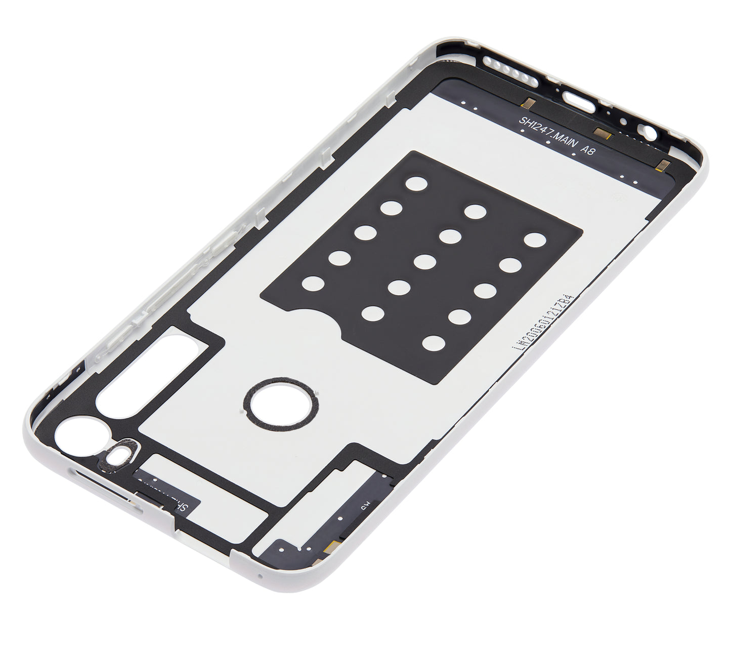 Back cover Glass For Motorola One Fusion Plus (XT2067 / 2020) (White) - Motorola replacement part - product image 10 - SKU 107082023729