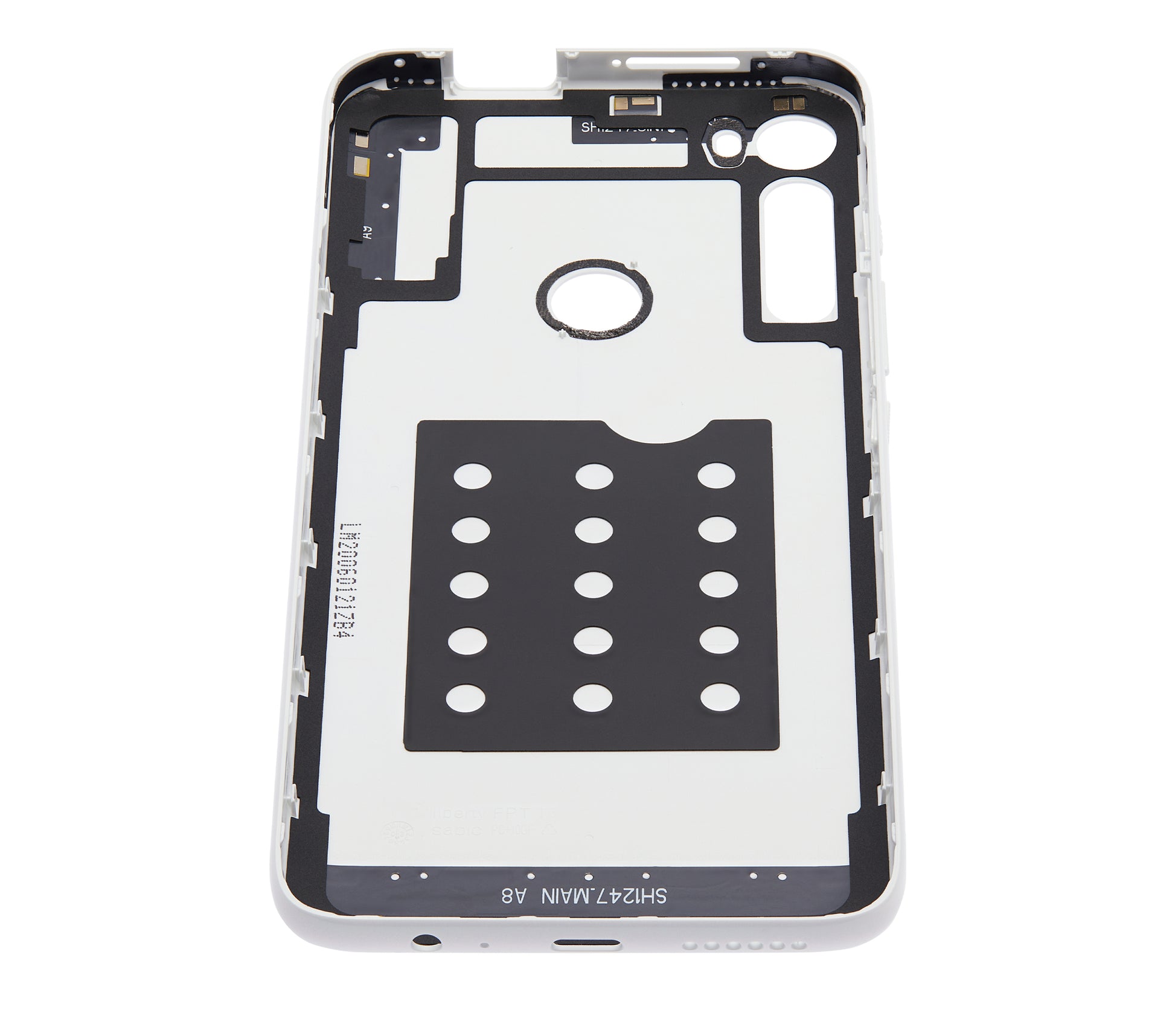 Back cover Glass For Motorola One Fusion Plus (XT2067 / 2020) (White) - Motorola replacement part - product image 11 - SKU 107082023729