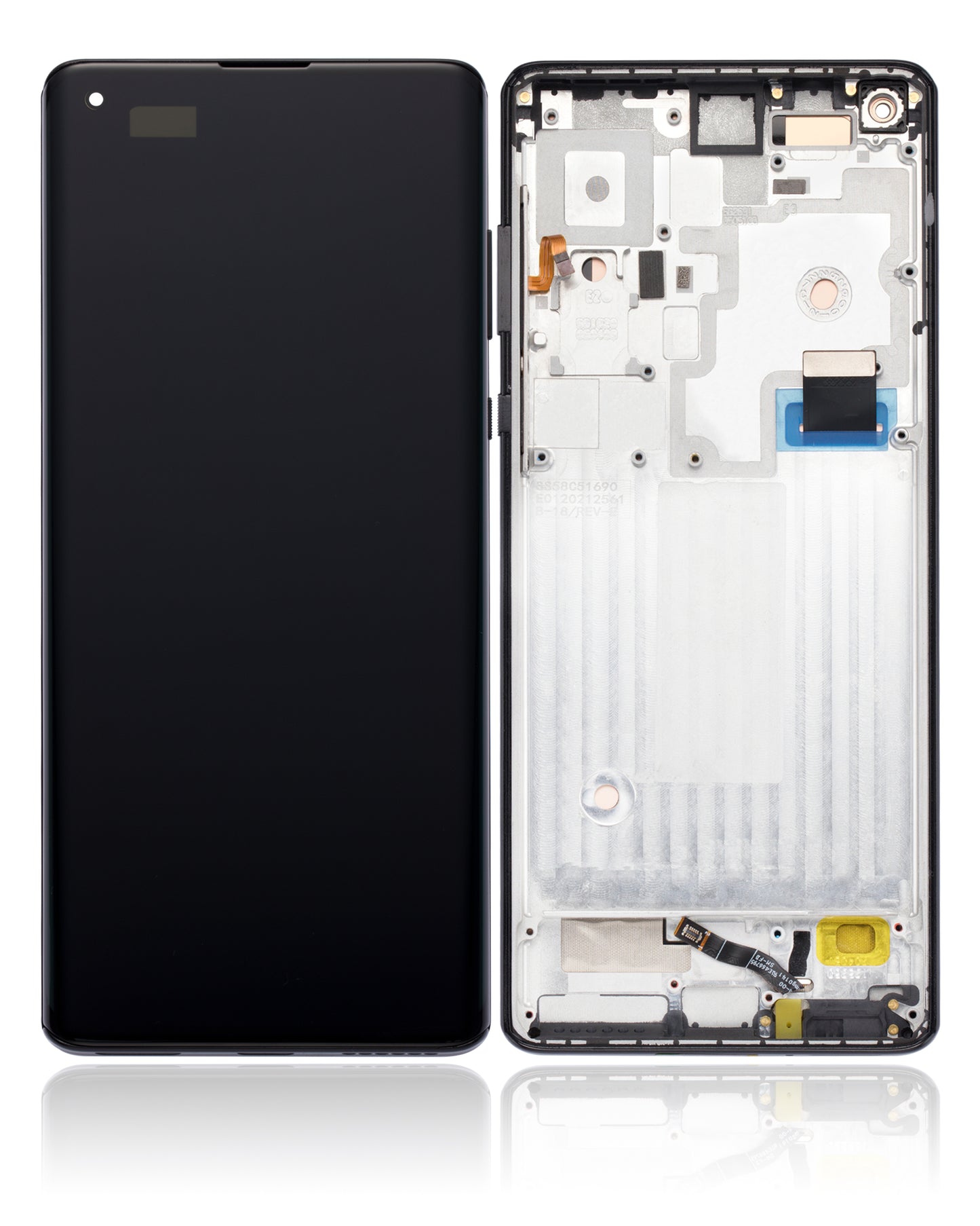 OLED Assembly With Frame For Motorola Moto Edge Plus (XT2061 / 2020) (Refurbished) (Black) | SKU 107082024403 | image 6